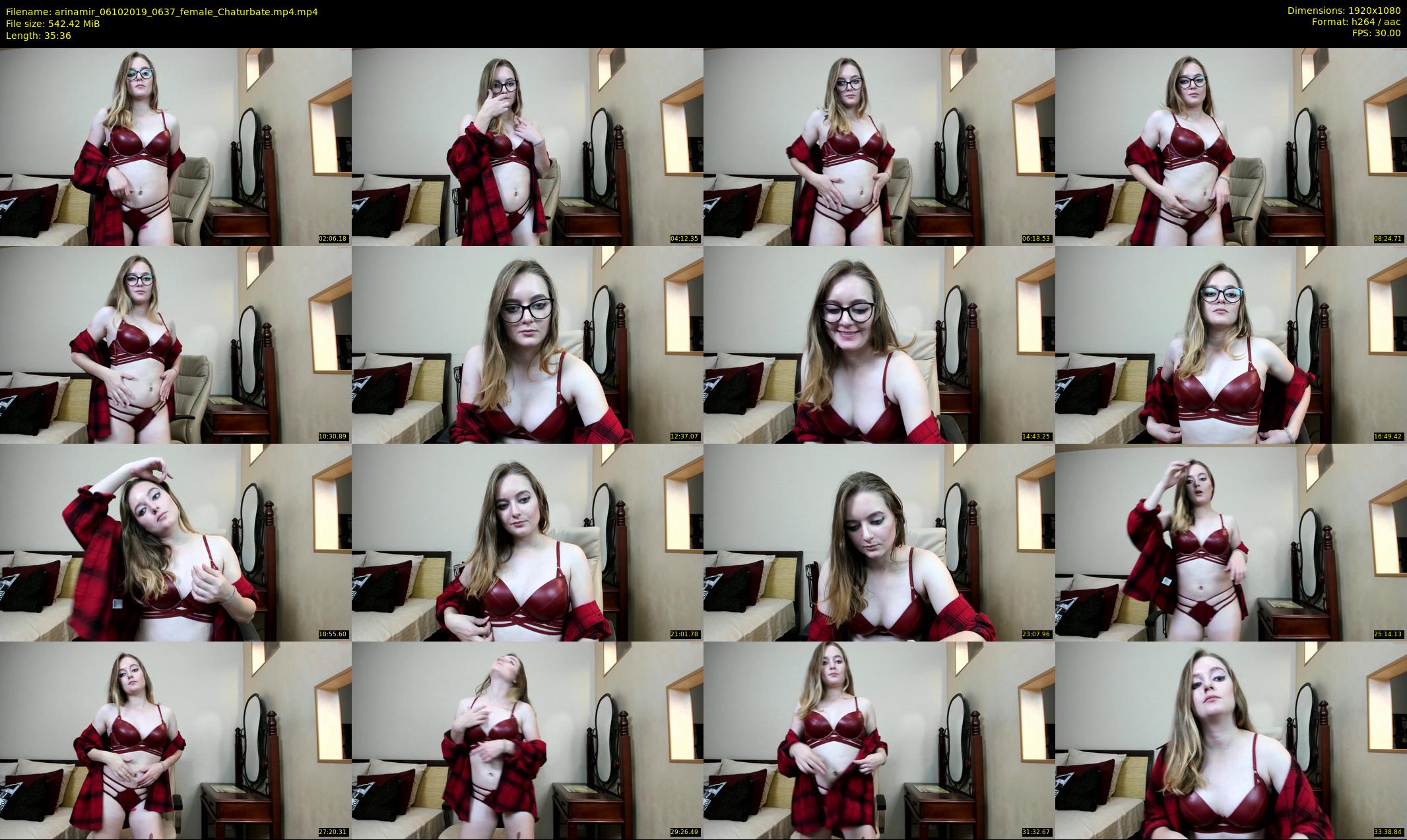 arinamir — 36 minute Chaturbate female cam show recording, 1080p, Oct 6, 2019