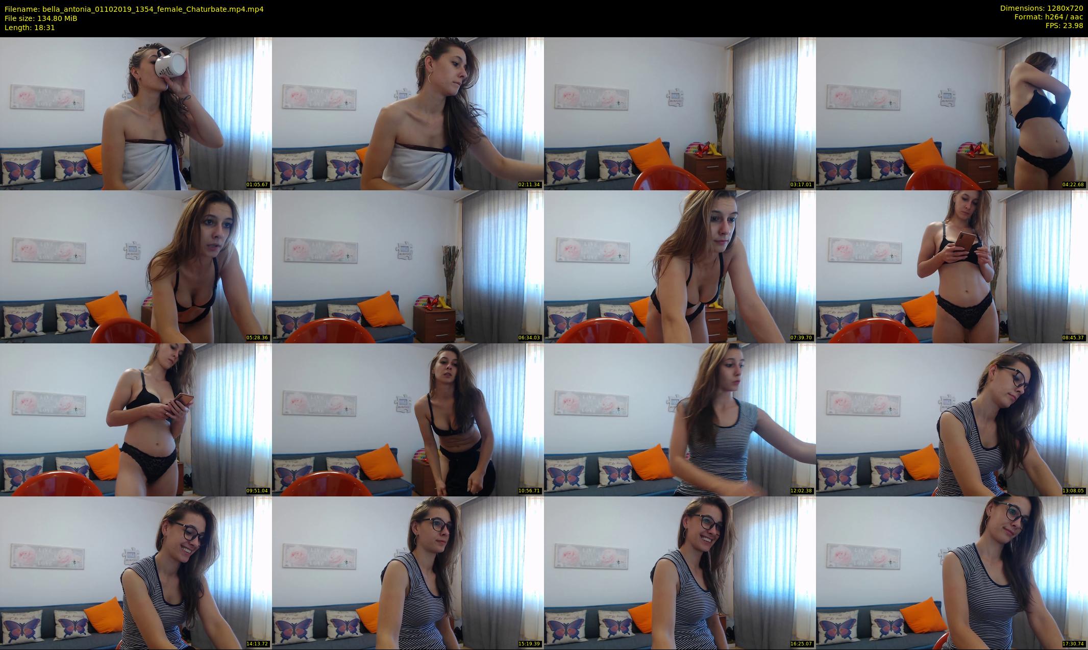 bella_antonia — 19 minute Chaturbate female cam show recording, 720p, Oct 1, 2019