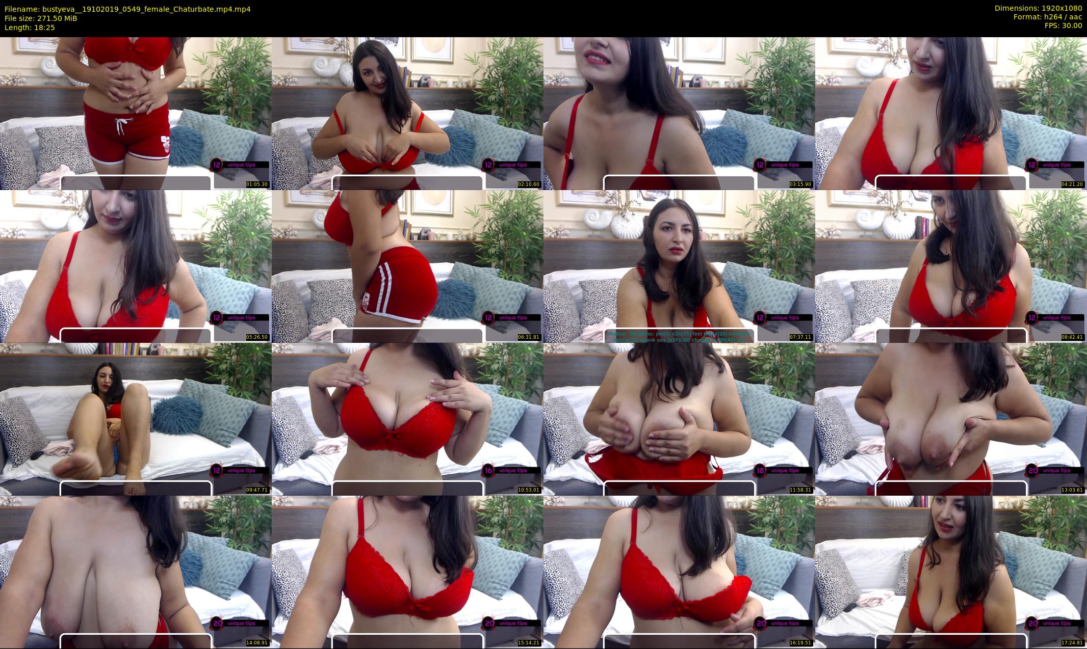bustyeva_ — 19 minute Chaturbate female cam show recording, 1080p, Oct 19, 2019