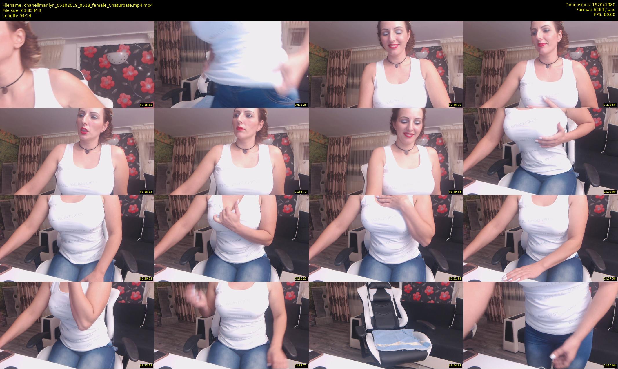 chanellmarilyn — 5 minute Chaturbate female cam show recording, 1080p, Oct 6, 2019