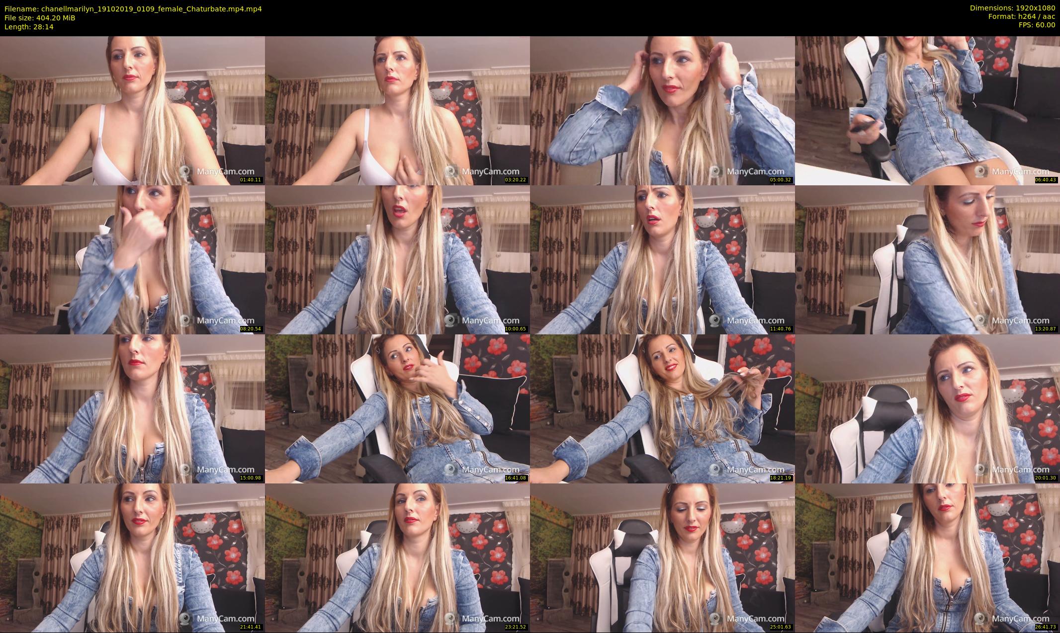 chanellmarilyn — 29 minute Chaturbate female cam show recording, 1080p, Oct 19, 2019