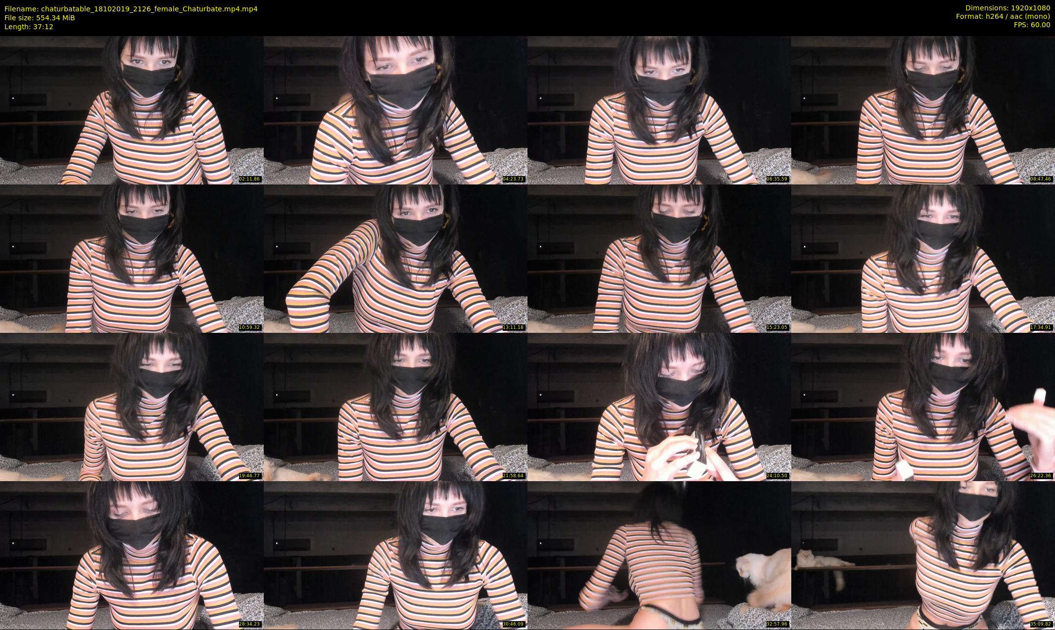 chaturbatable — 38 minute Chaturbate couple cam show recording, 1080p, Oct 18, 2019
