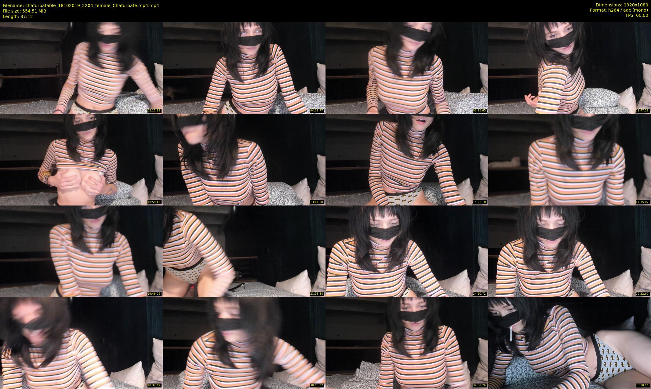chaturbatable — 38 minute Chaturbate couple cam show recording, 1080p, Oct 18, 2019