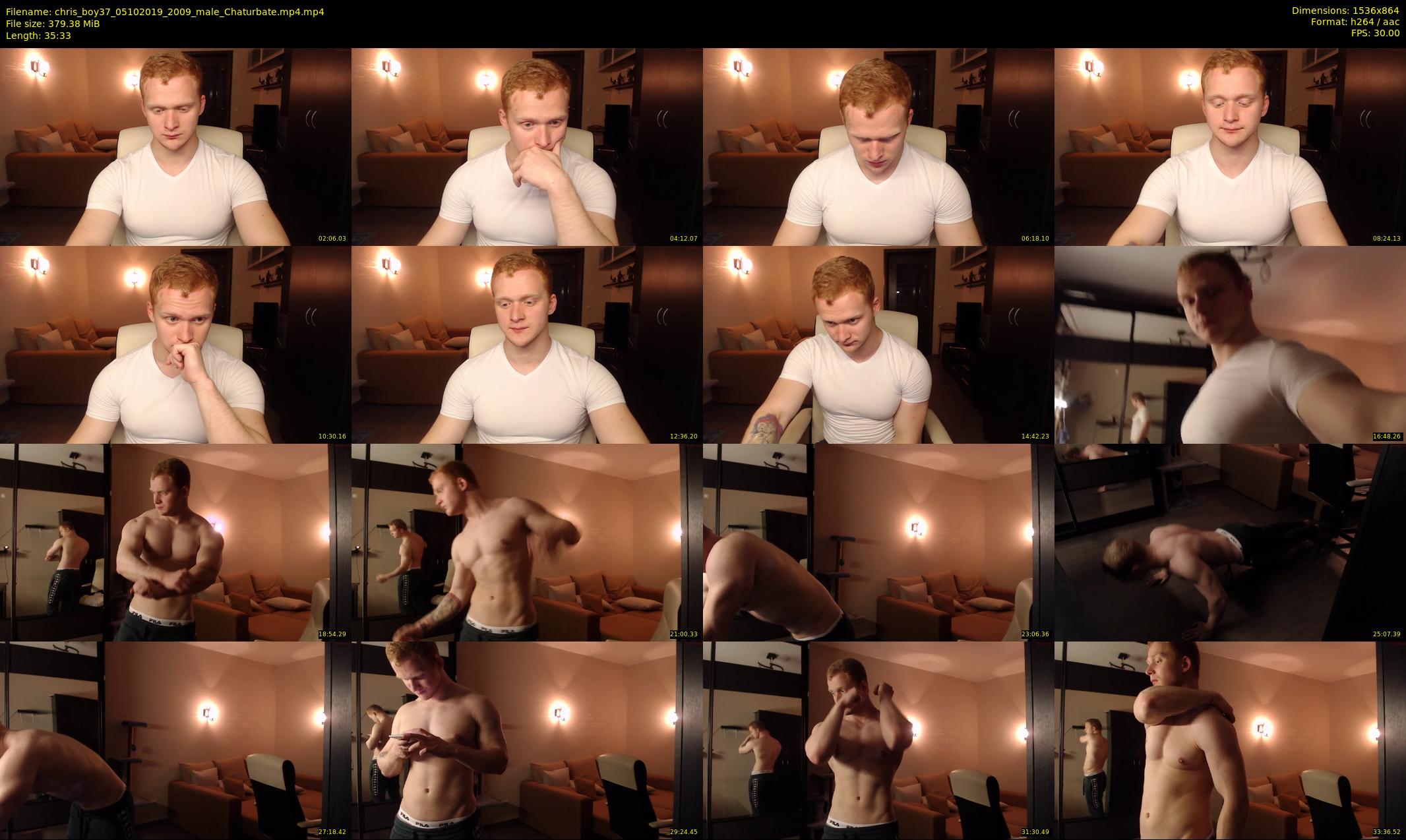 chris_boy37 — 36 minute Chaturbate male cam show recording, 720p, Oct 5, 2019