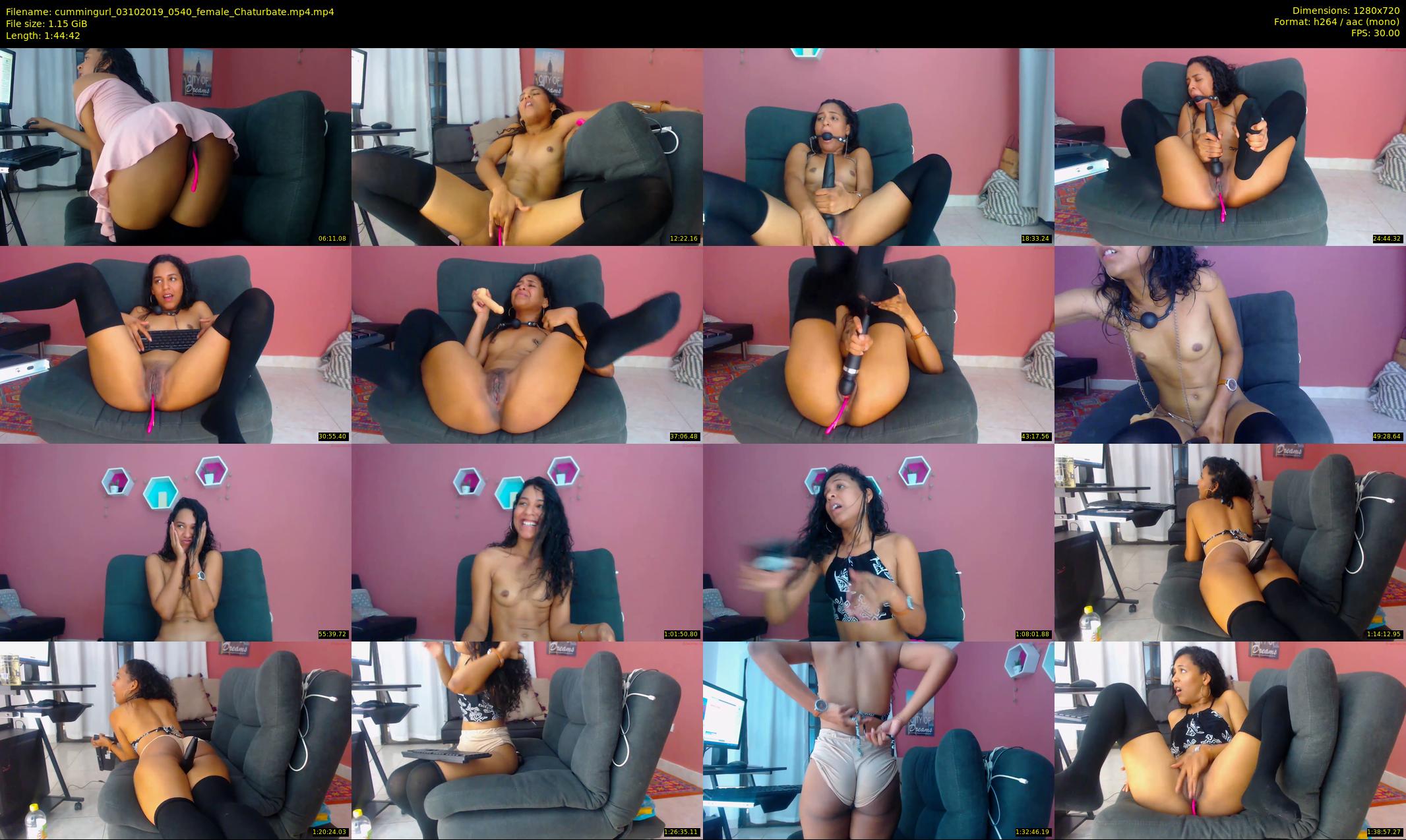 cummingurl — 105 minute Chaturbate couple cam show recording, 720p, Oct 3, 2019