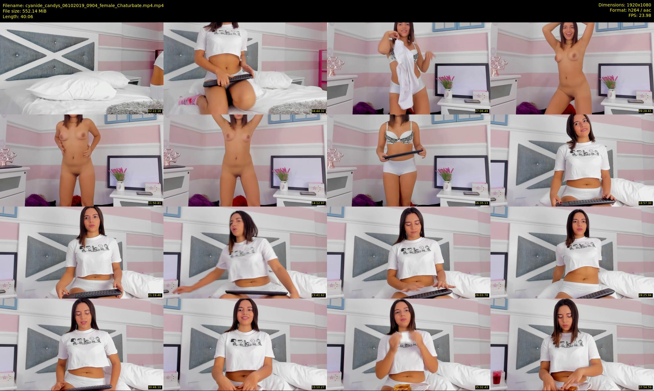 cyanide_candys — 41 minute Chaturbate female cam show recording, 1080p, Oct 6, 2019
