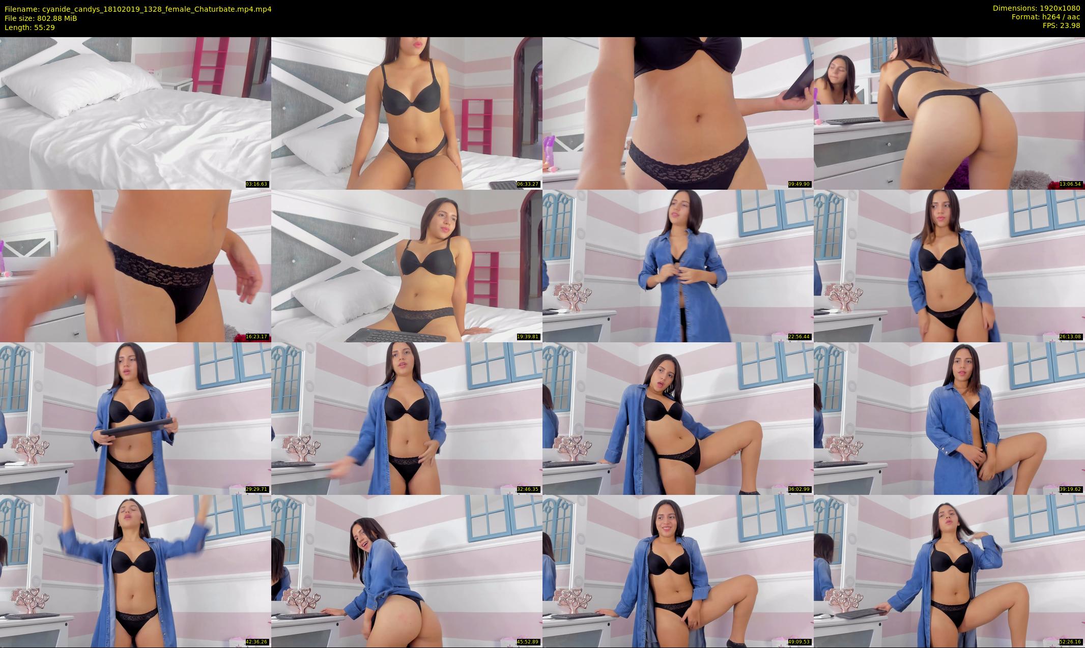 cyanide_candys — 56 minute Chaturbate female cam show recording, 1080p, Oct 18, 2019