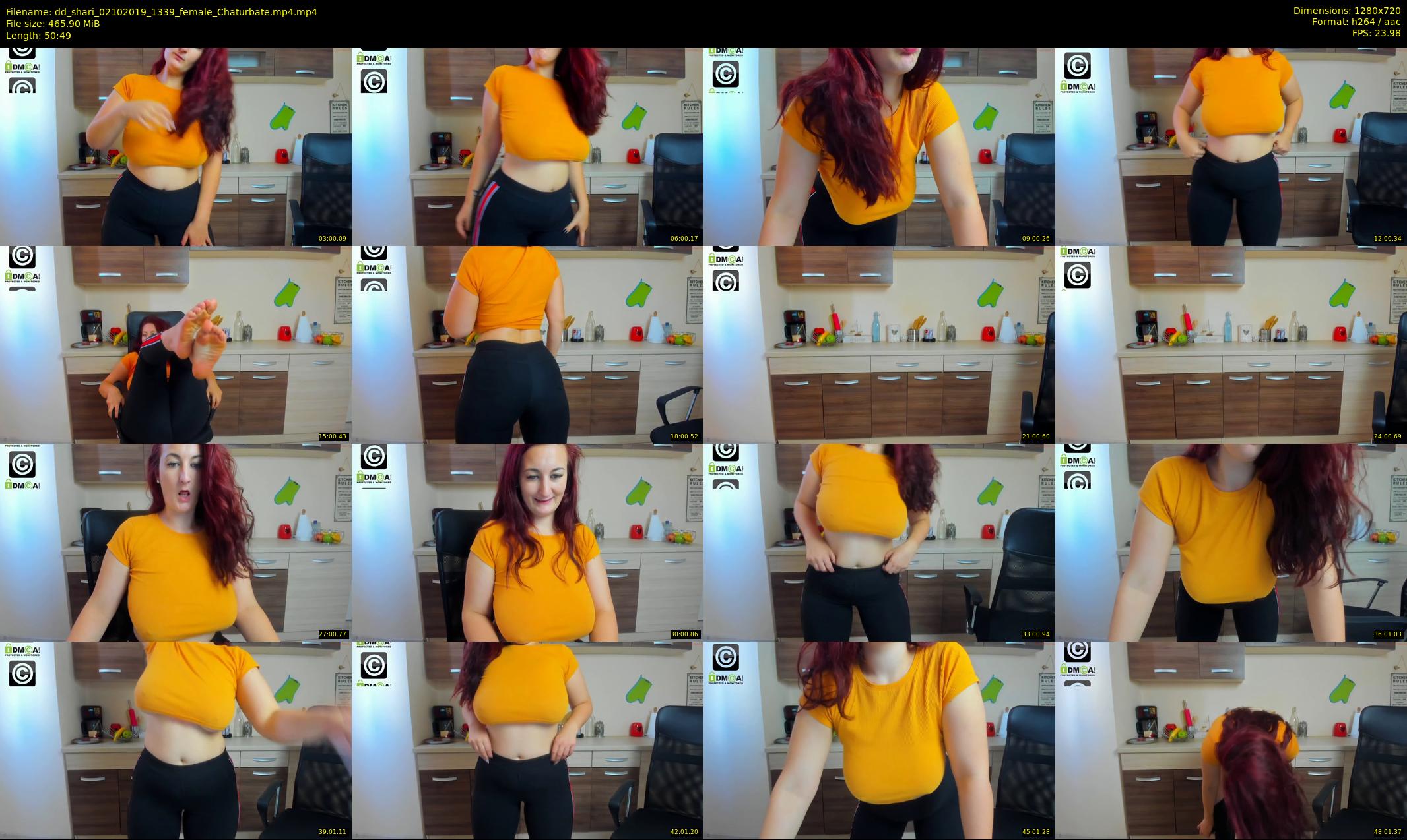dd_shari — 51 minute Chaturbate female cam show recording, 720p, Oct 2, 2019