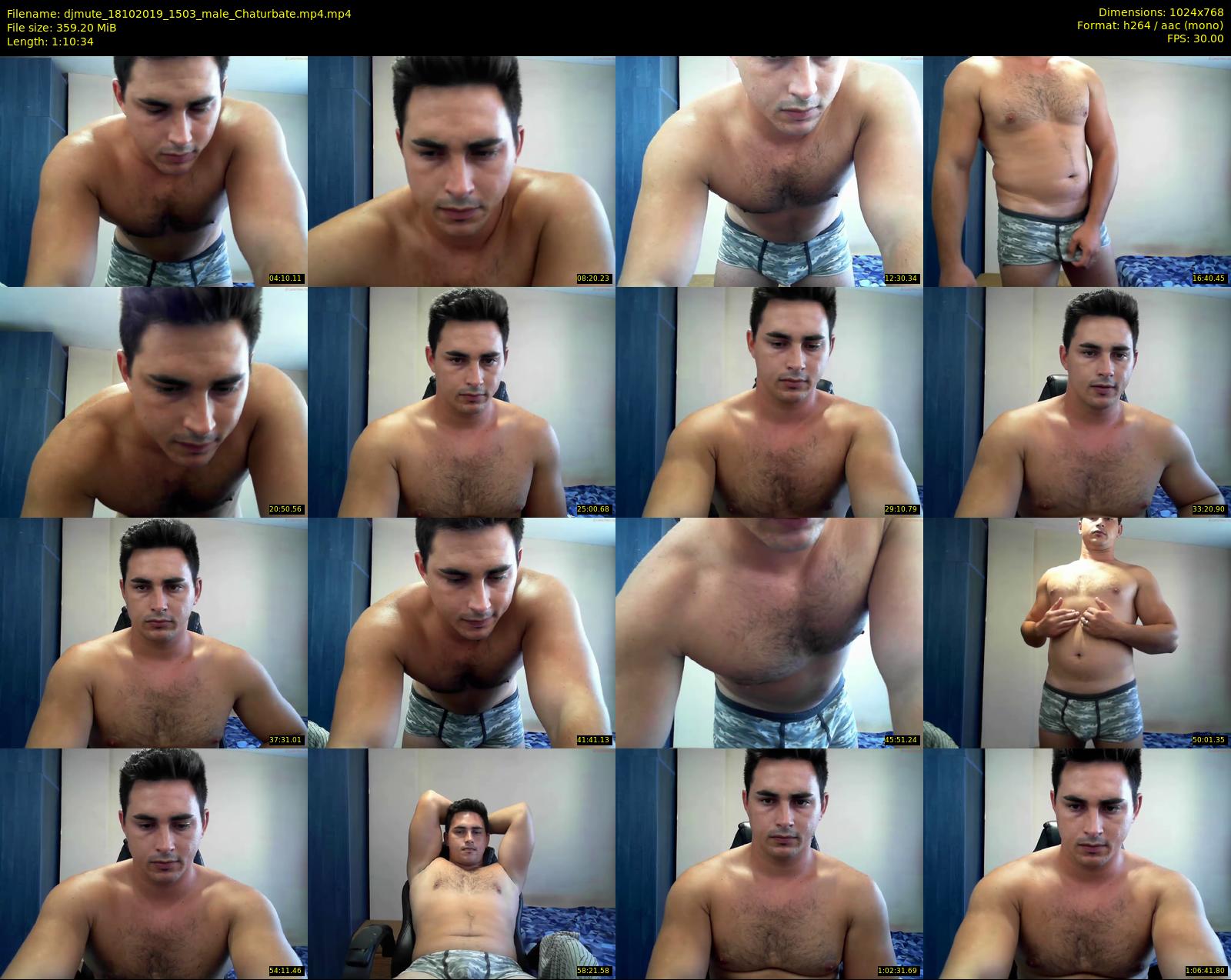 djmute — 71 minute Chaturbate male cam show recording, 720p, Oct 18, 2019