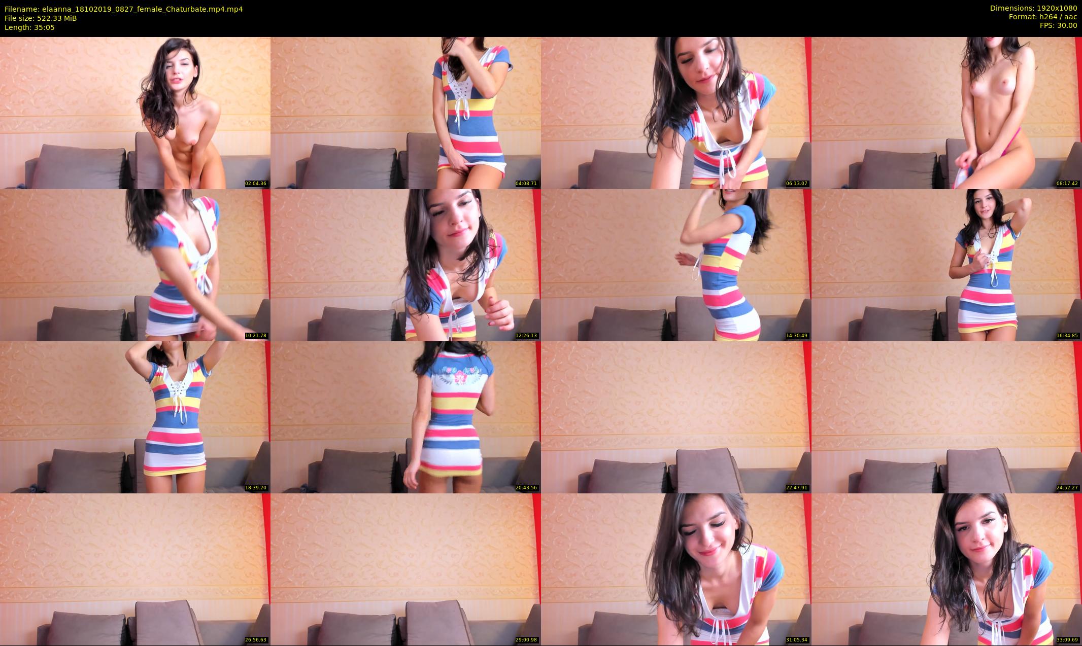 elaanna — 36 minute Chaturbate female cam show recording, 1080p, Oct 18, 2019