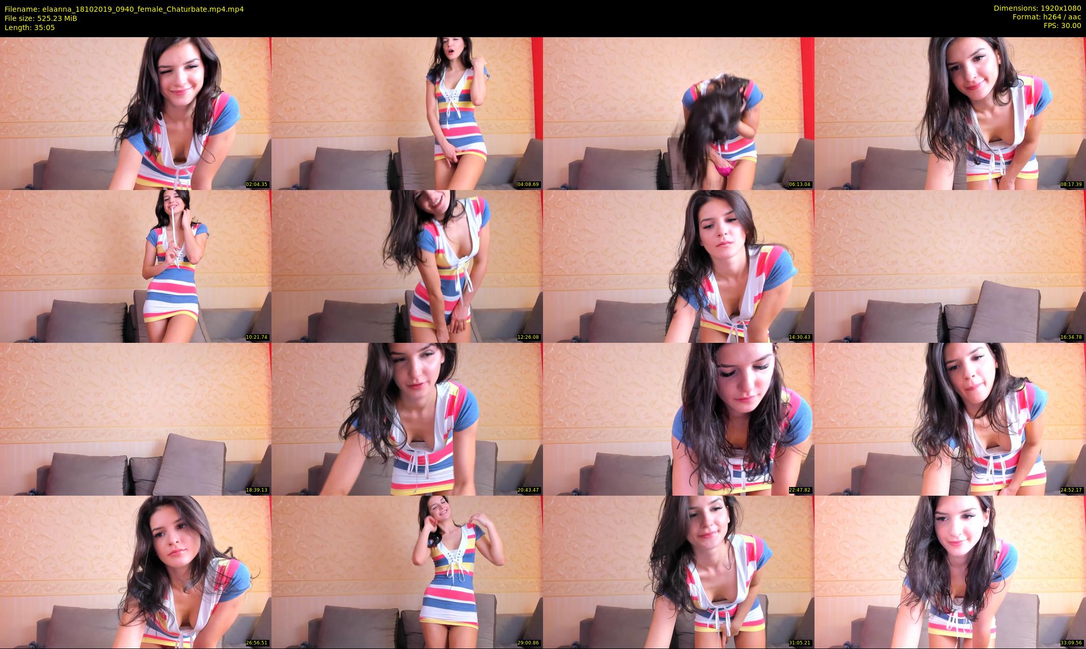 elaanna — 36 minute Chaturbate female cam show recording, 1080p, Oct 18, 2019