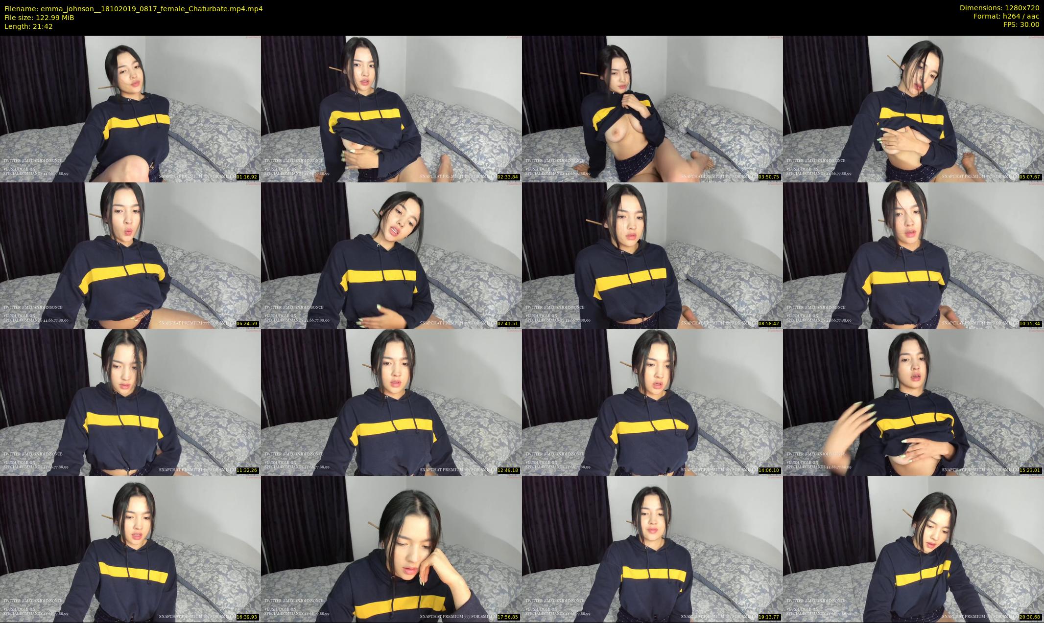 emma_johnson_ — 22 minute Chaturbate female cam show recording, 720p, Oct 18, 2019