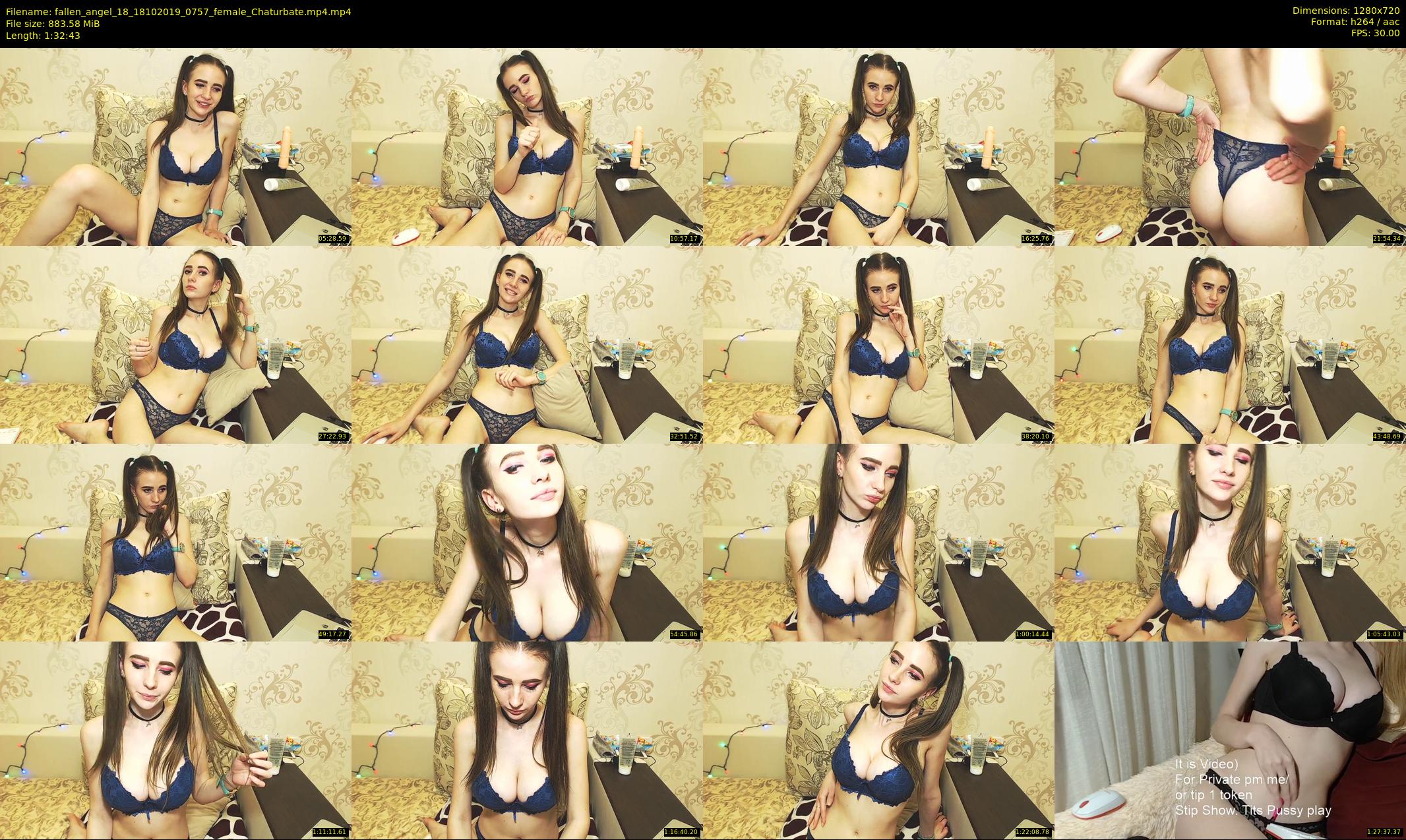 fallen_angel_18 — 93 minute Chaturbate female cam show recording, 720p, Oct 18, 2019