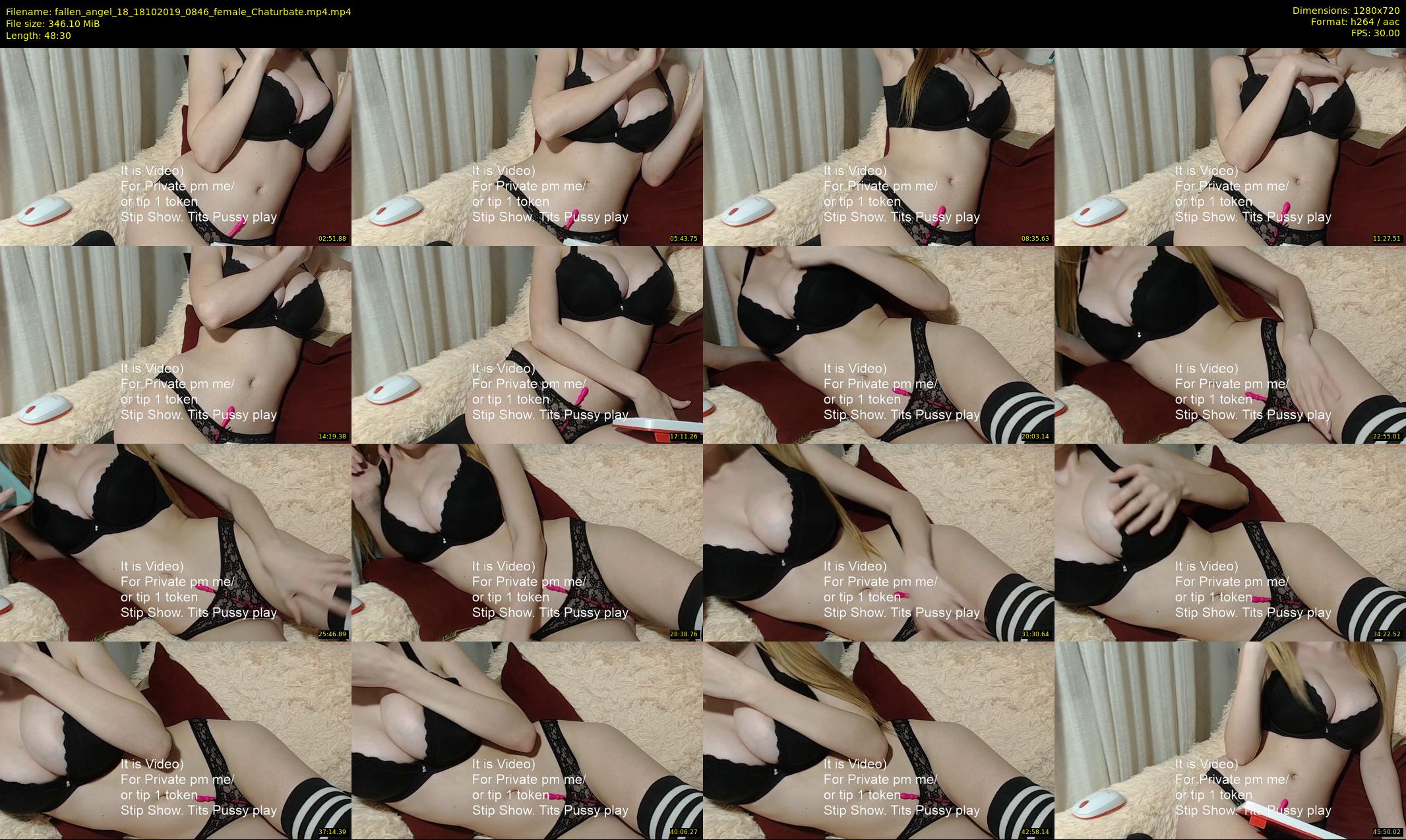 fallen_angel_18 — 49 minute Chaturbate female cam show recording, 720p, Oct 18, 2019