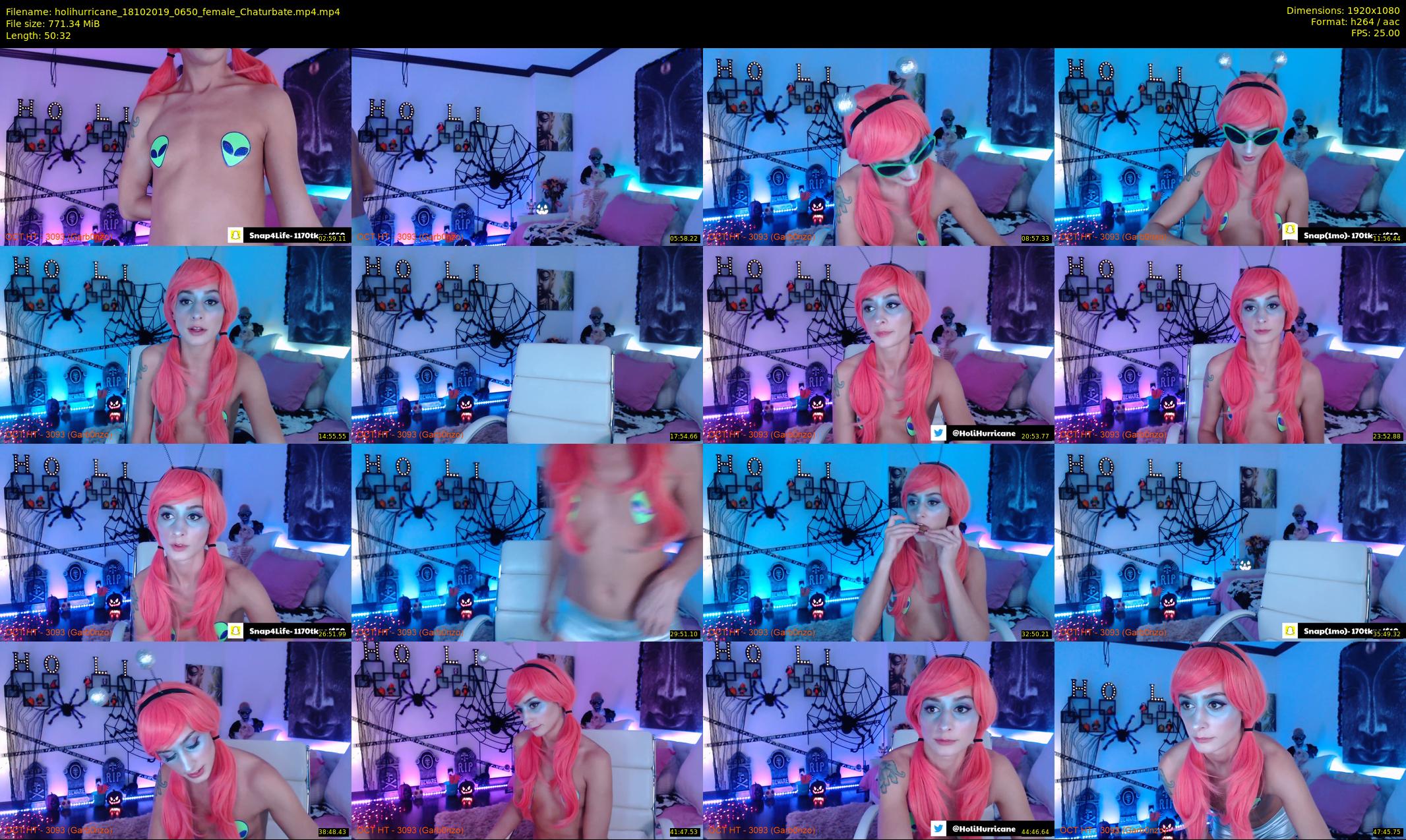 holihurricane — 51 minute Chaturbate female cam show recording, 1080p, Oct 18, 2019