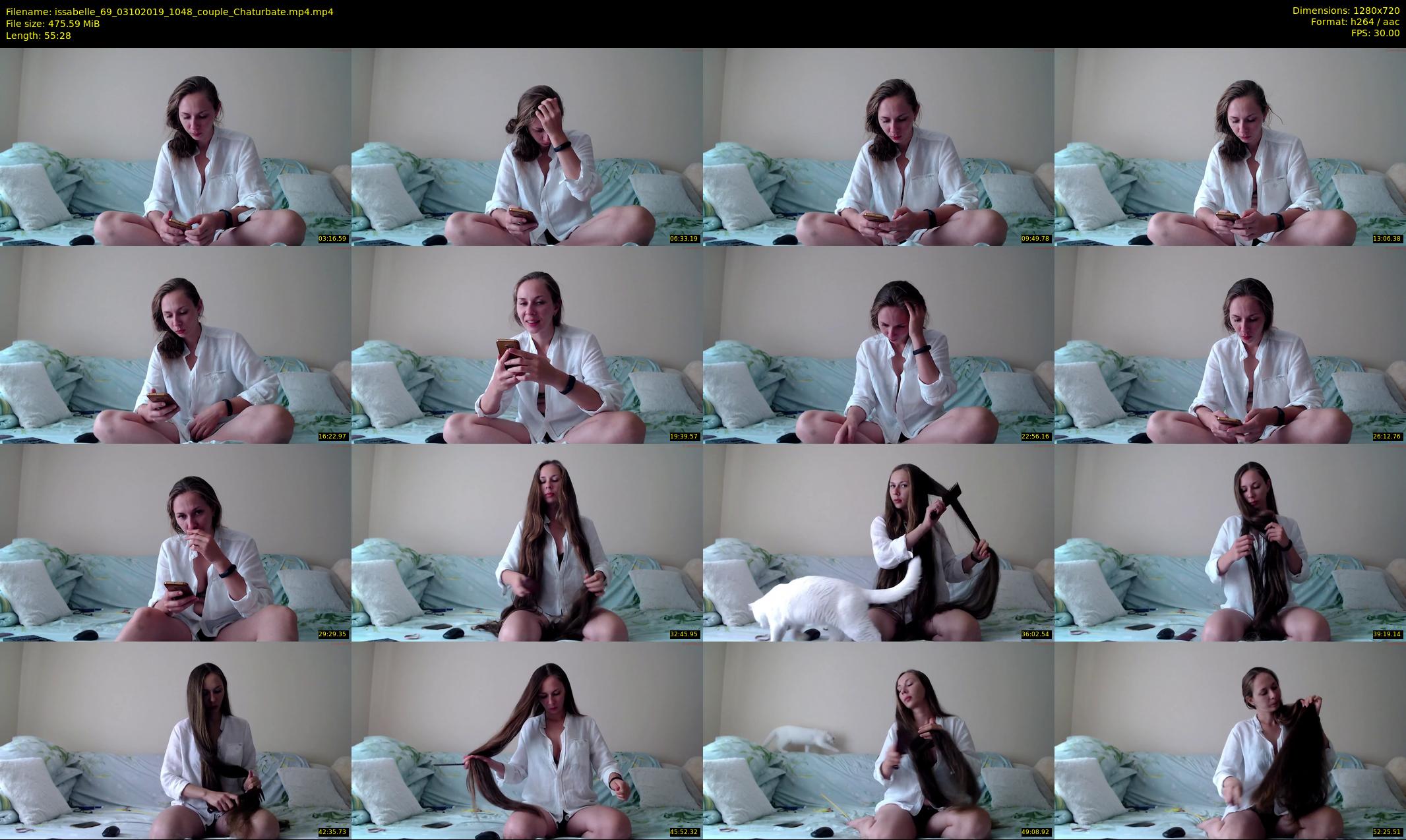 issabelle_69 — 56 minute Chaturbate couple cam show recording, 720p, Oct 3, 2019