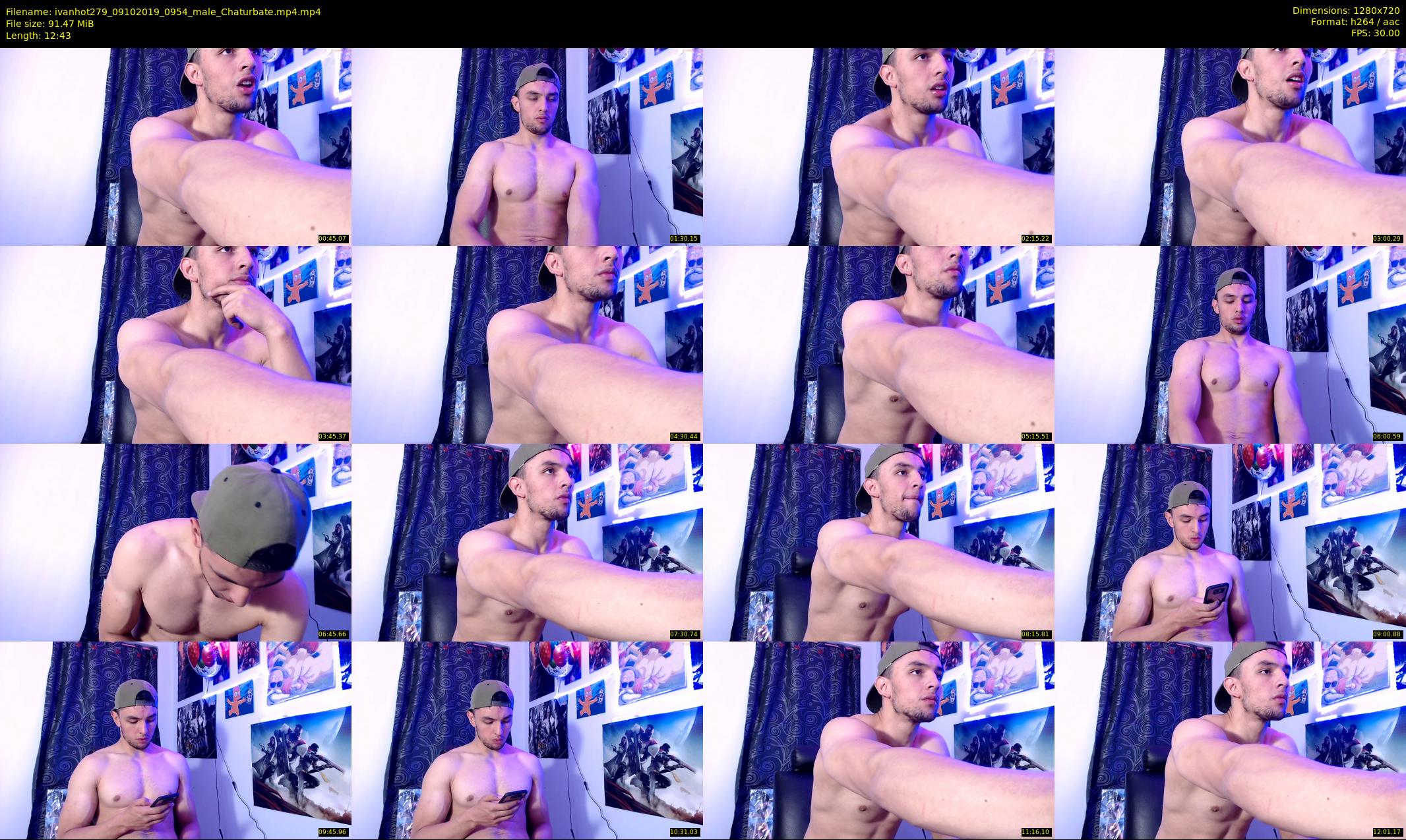 ivanhot279 — 13 minute Chaturbate male cam show recording, 720p, Oct 9, 2019
