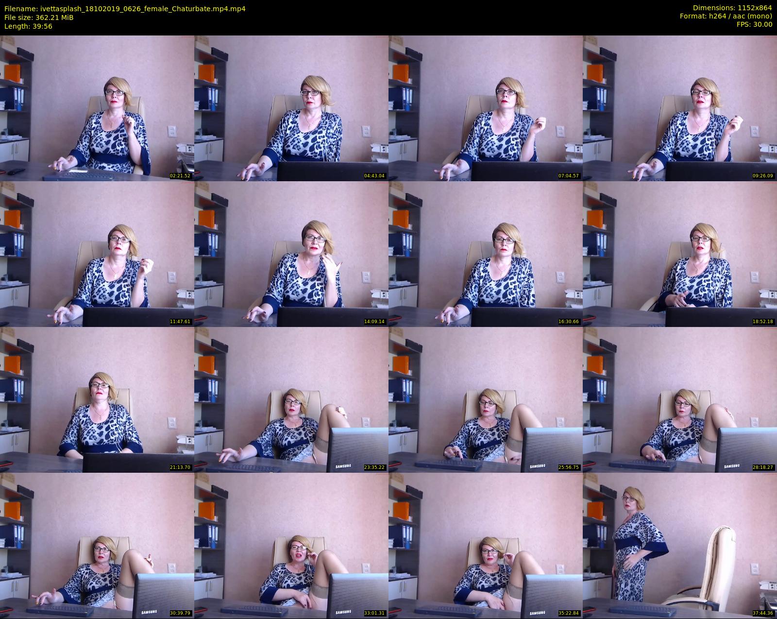 ivettasplash — 40 minute Chaturbate female cam show recording, 720p, Oct 18, 2019
