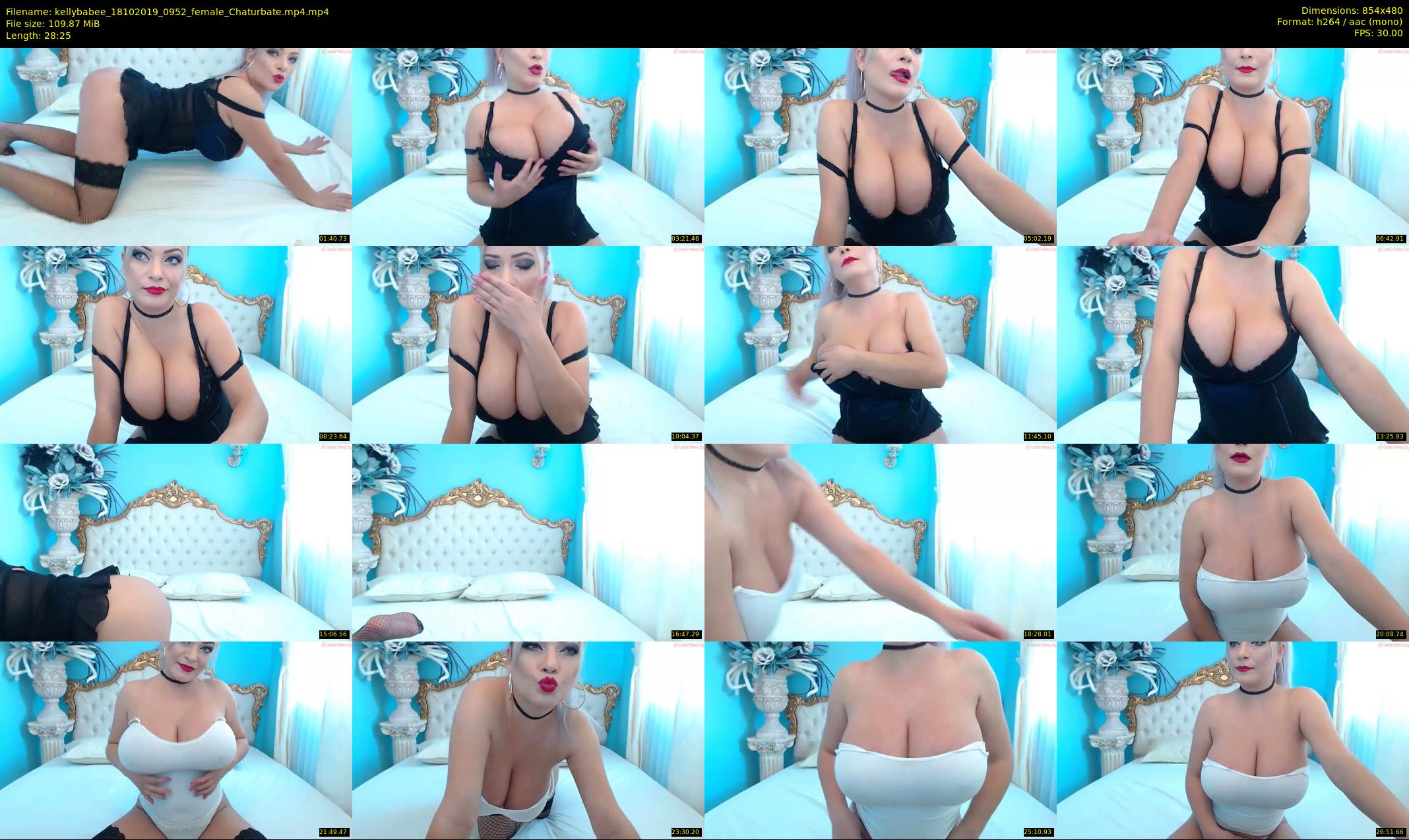 kellybabee — 29 minute Chaturbate female cam show recording, 480p, Oct 18, 2019