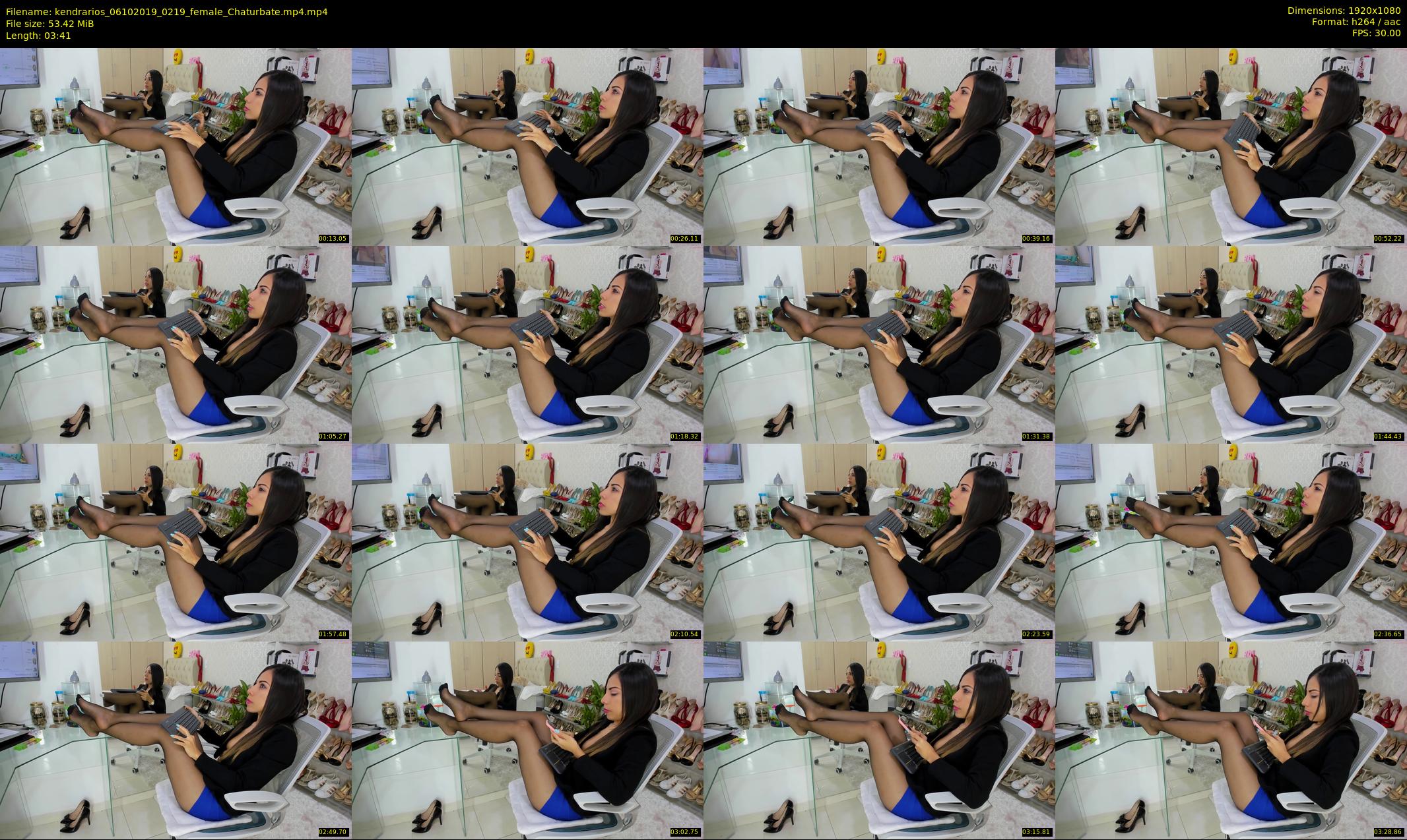 kendrarios — 4 minute Chaturbate female cam show recording, 1080p, Oct 6, 2019