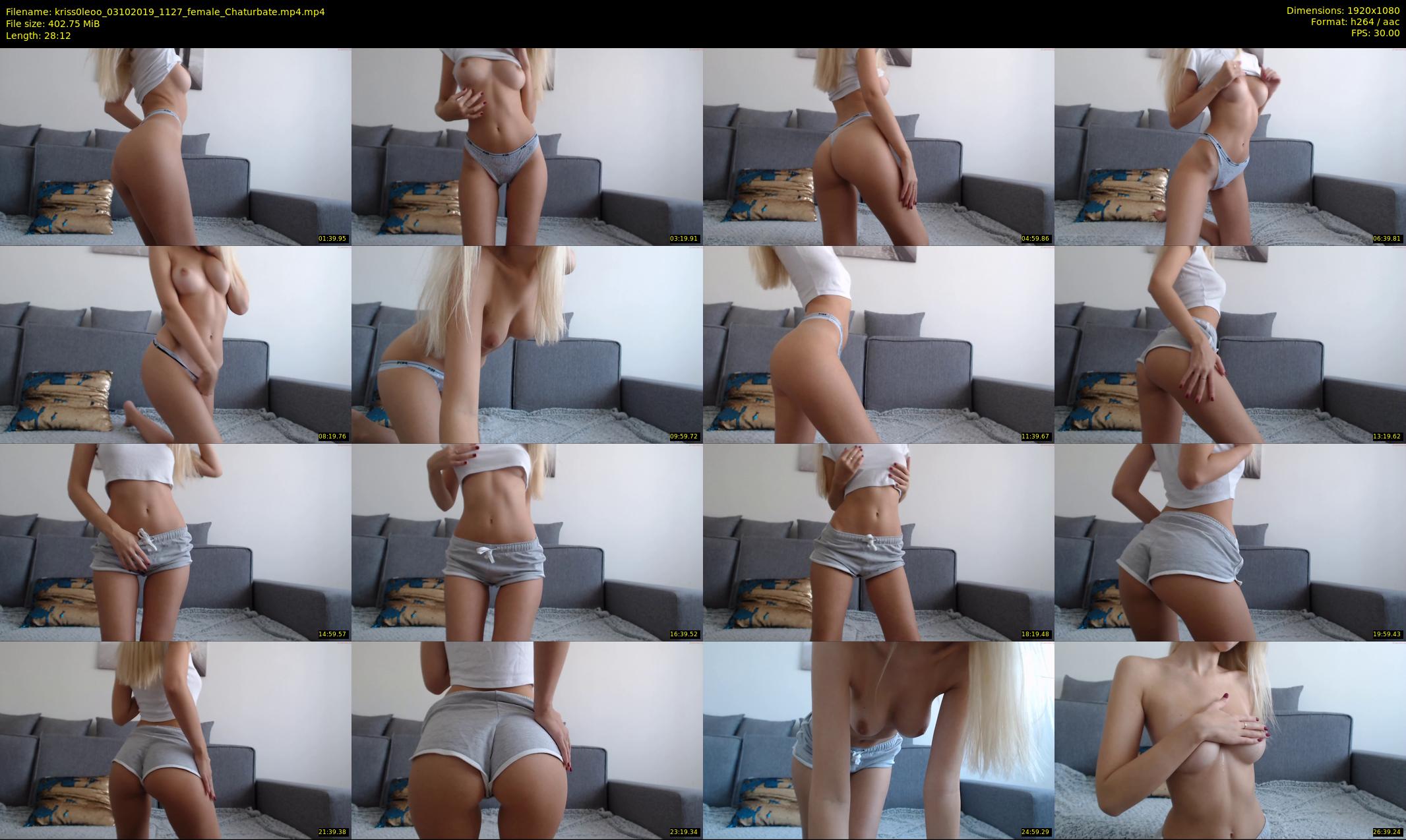 kriss0leoo — 29 minute Chaturbate couple cam show recording, 1080p, Oct 3, 2019