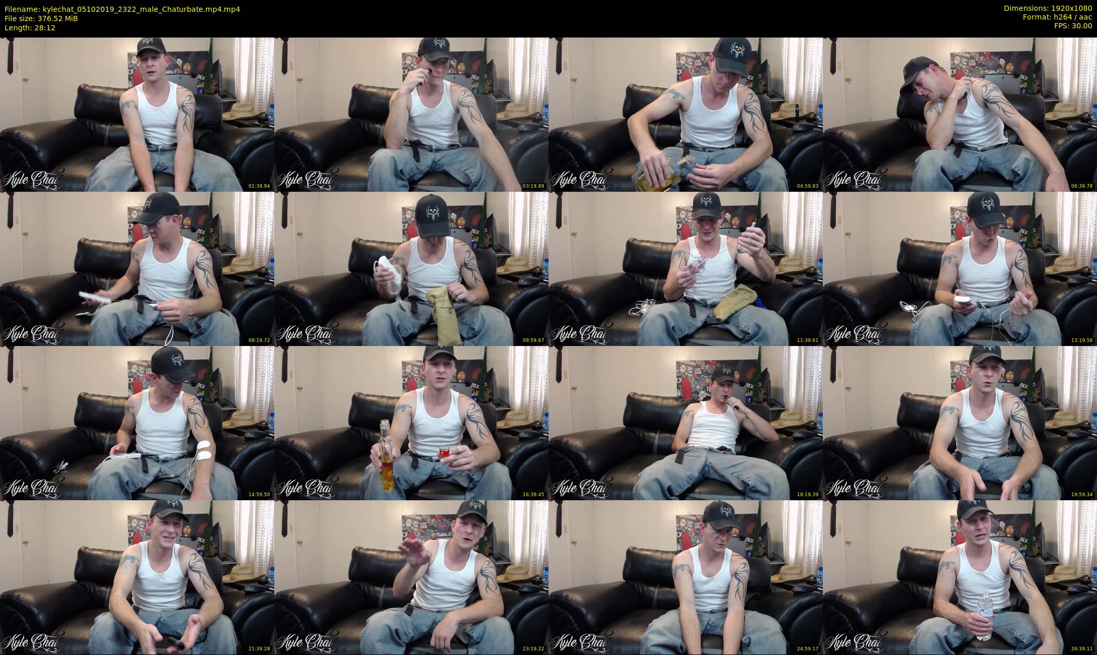 kylechat — 29 minute Chaturbate male cam show recording, 1080p, Oct 5, 2019