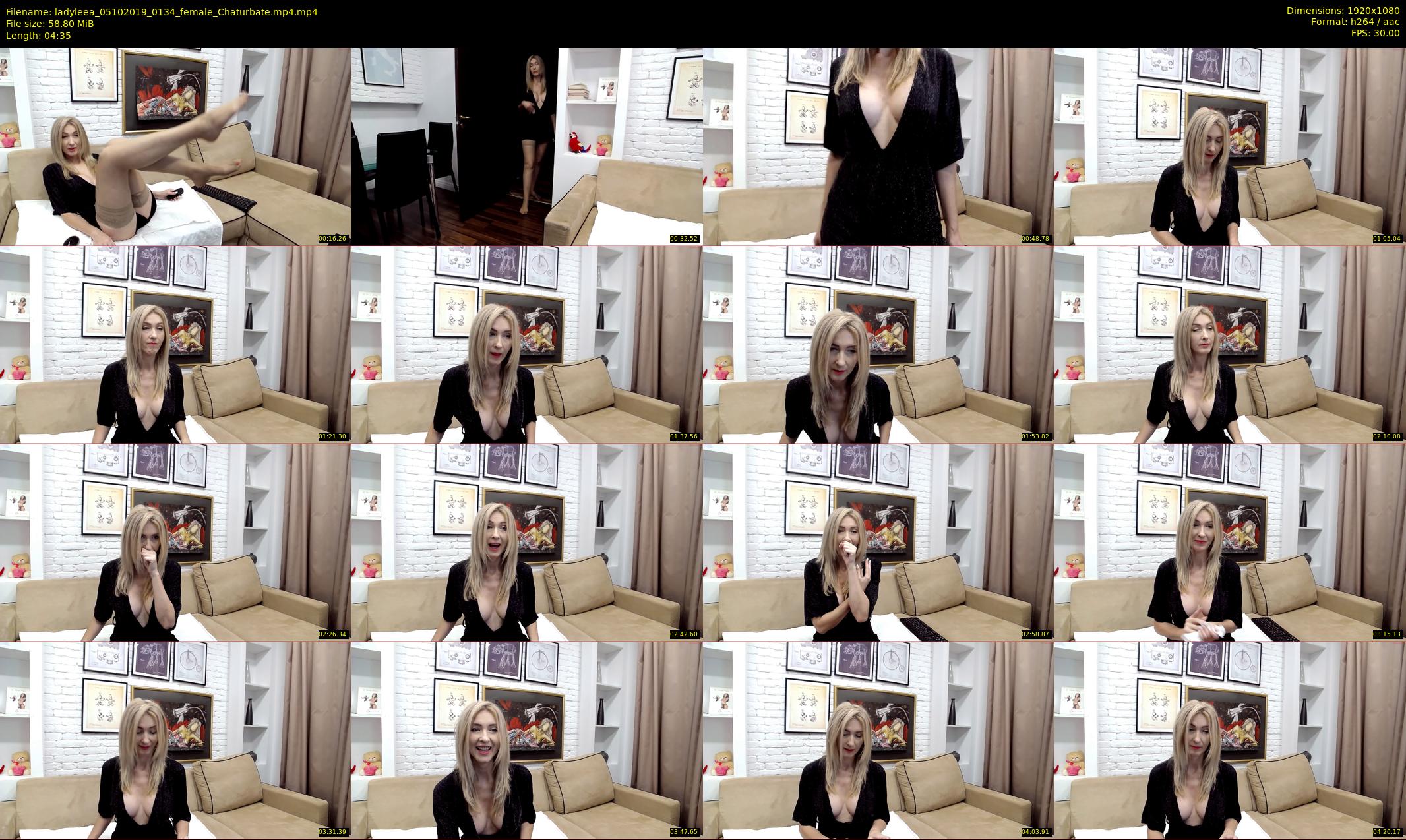 ladyleea — 5 minute Chaturbate female cam show recording, 1080p, Oct 5, 2019