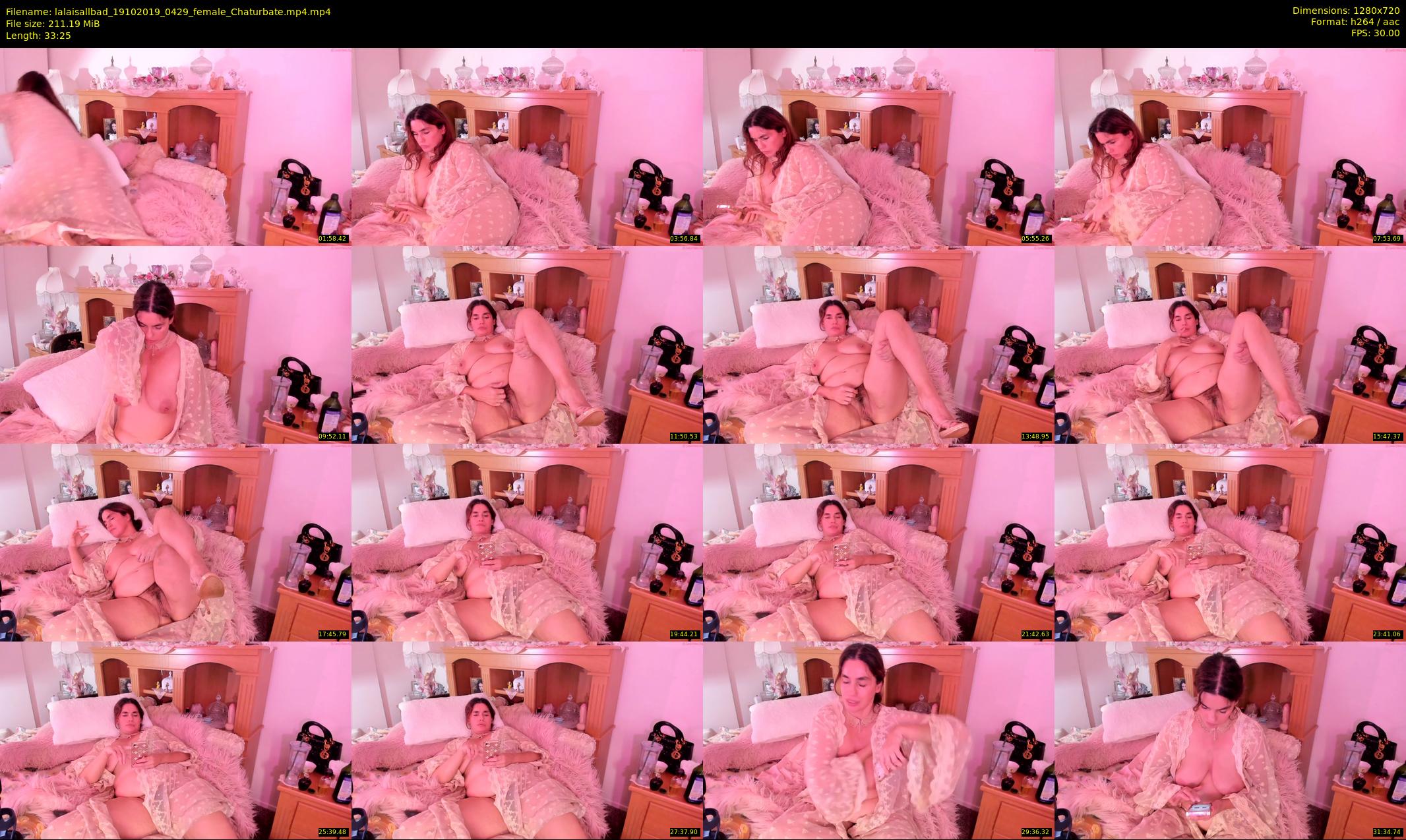 lalaisallbad — 34 minute Chaturbate female cam show recording, 720p, Oct 19, 2019