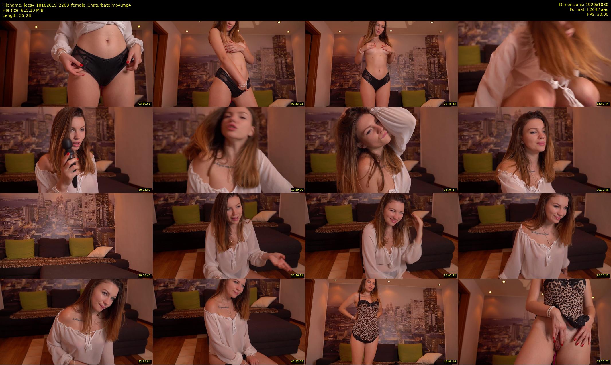 lecsy — 56 minute Chaturbate female cam show recording, 1080p, Oct 18, 2019