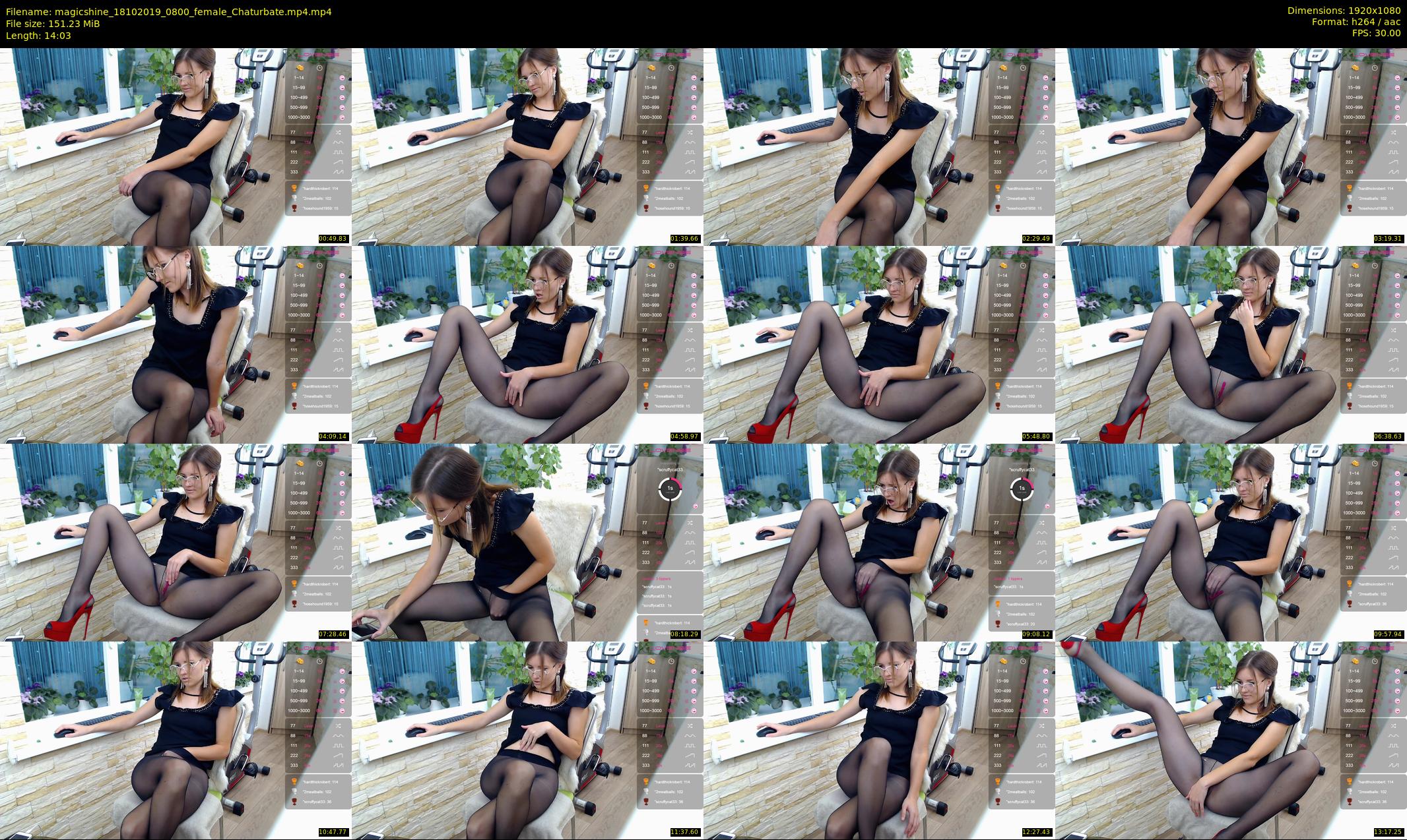 magicshine — 15 minute Chaturbate female cam show recording, 1080p, Oct 18, 2019