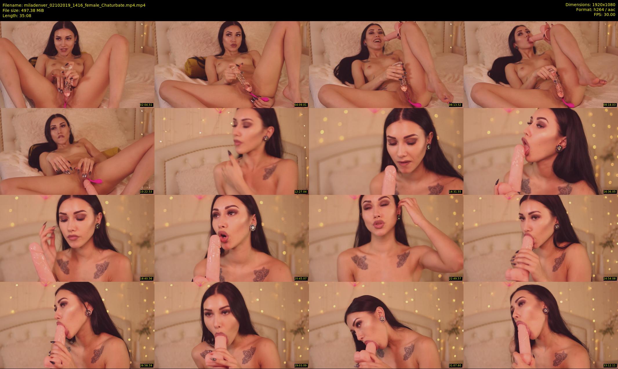 miladenver — 36 minute Chaturbate female cam show recording, 1080p, Oct 2, 2019