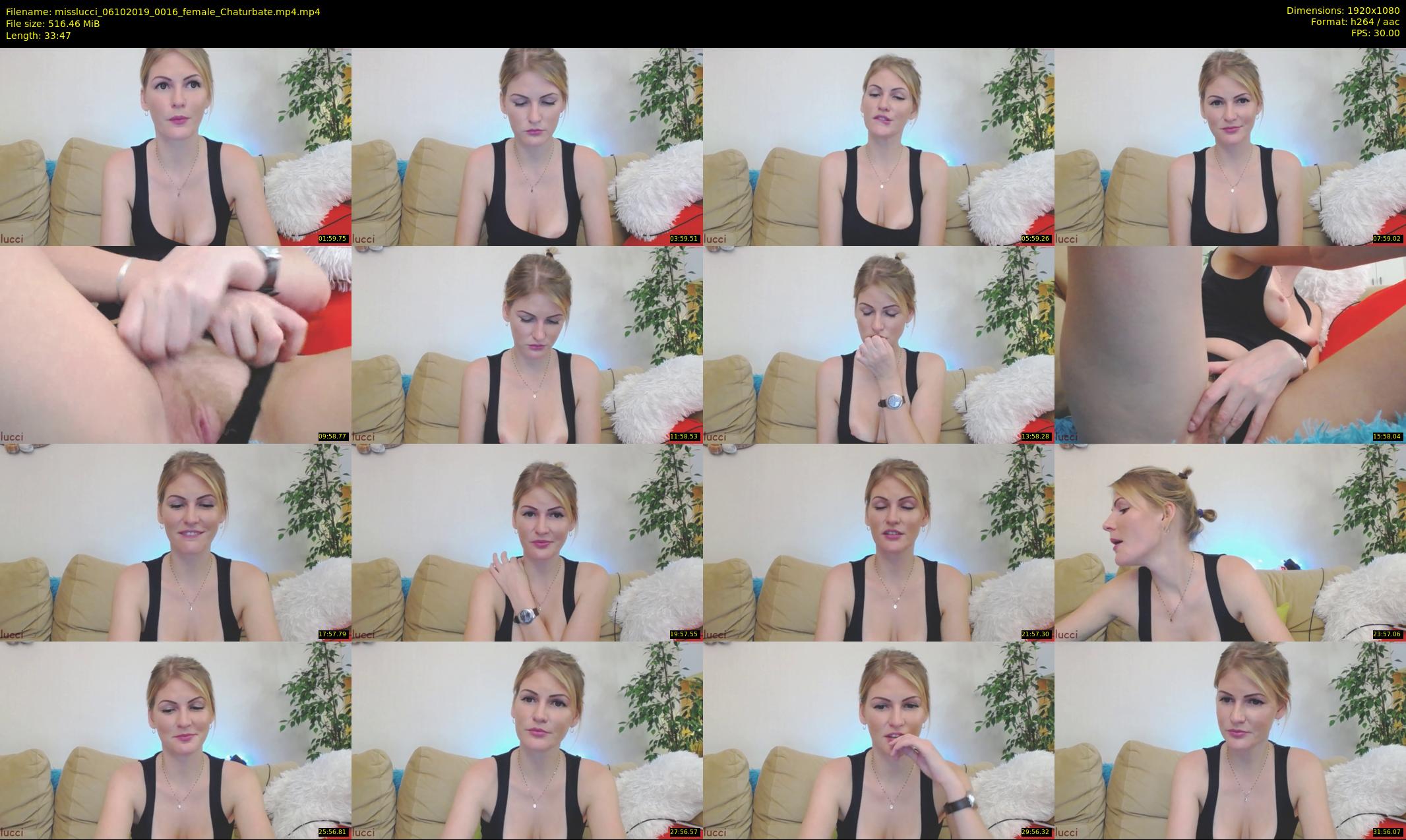 misslucci — 34 minute Chaturbate female cam show recording, 1080p, Oct 6, 2019