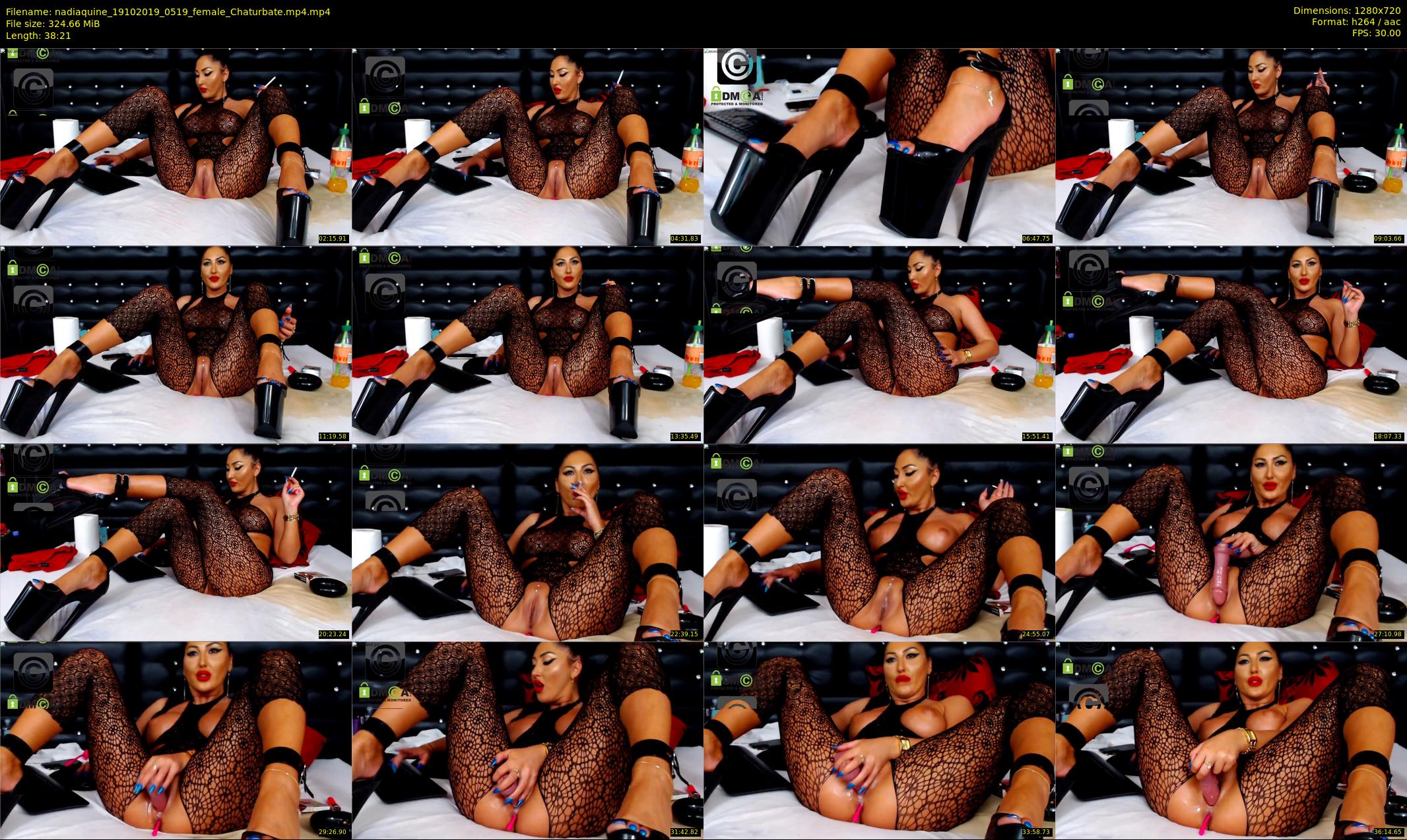 nadiaquine — 39 minute Chaturbate female cam show recording, 720p, Oct 19, 2019