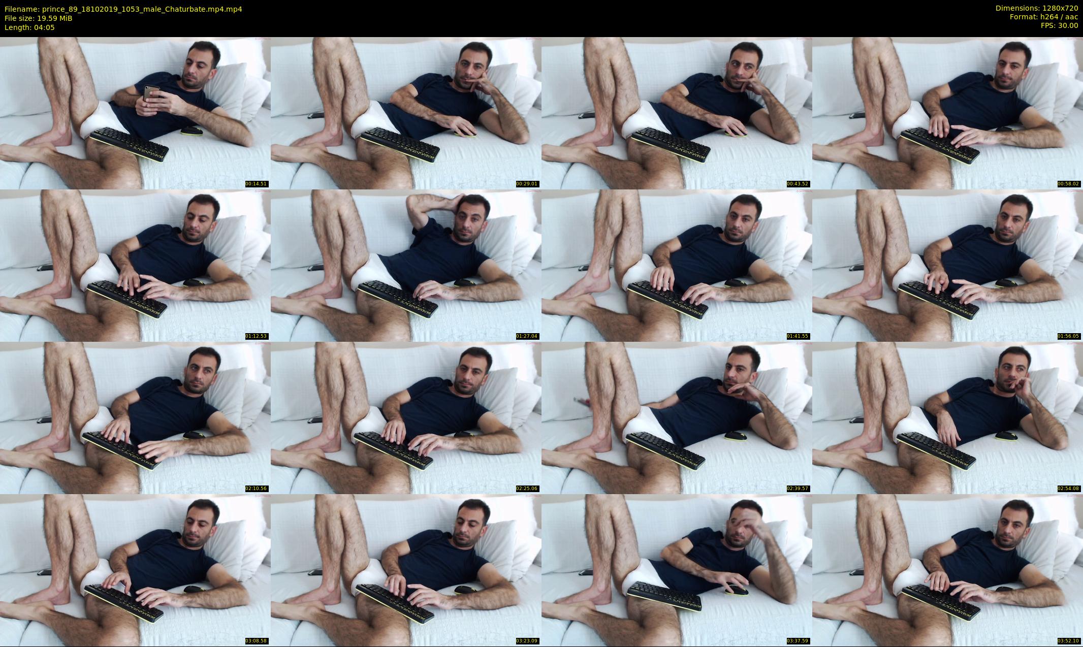 prince_89 — 5 minute Chaturbate male cam show recording, 720p, Oct 18, 2019