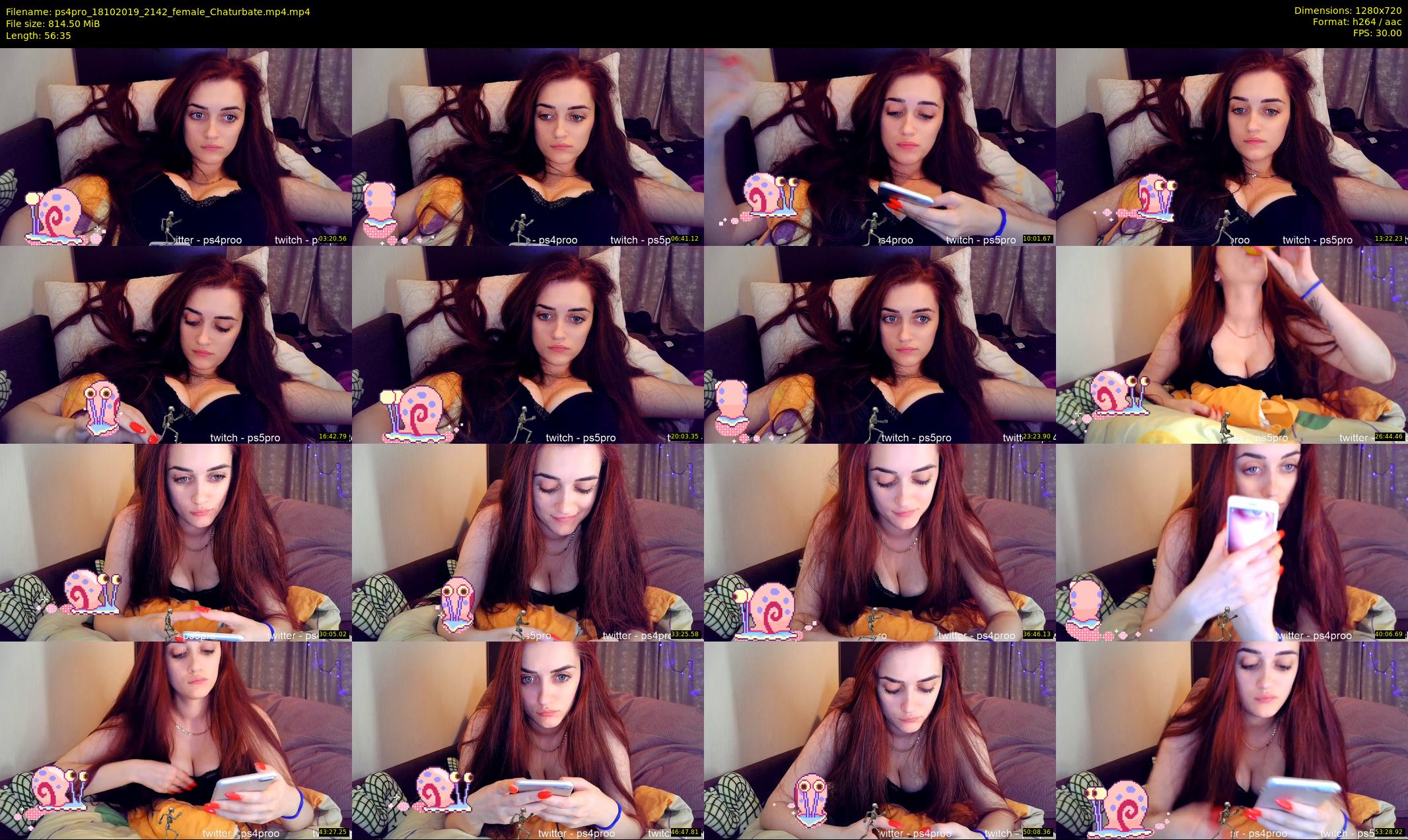 ps4pro — 57 minute Chaturbate female cam show recording, 720p, Oct 18, 2019