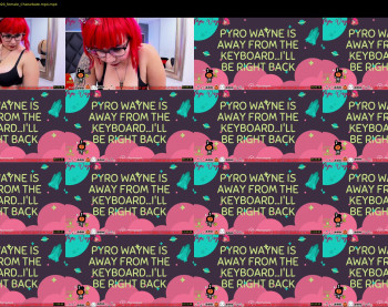 pyrowayne — 24 minute Chaturbate female cam show recording, 720p, Oct 9, 2019