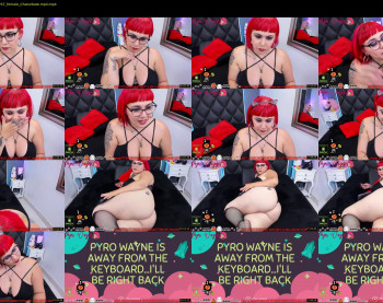 pyrowayne — 43 minute Chaturbate female cam show recording, 720p, Oct 19, 2019