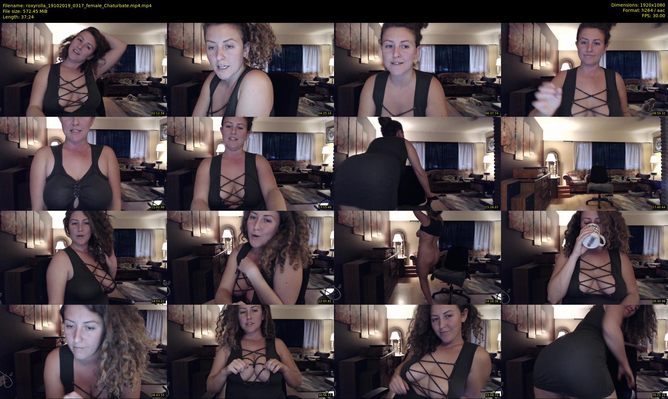 roxyrolla — 38 minute Chaturbate female cam show recording, 1080p, Oct 19, 2019