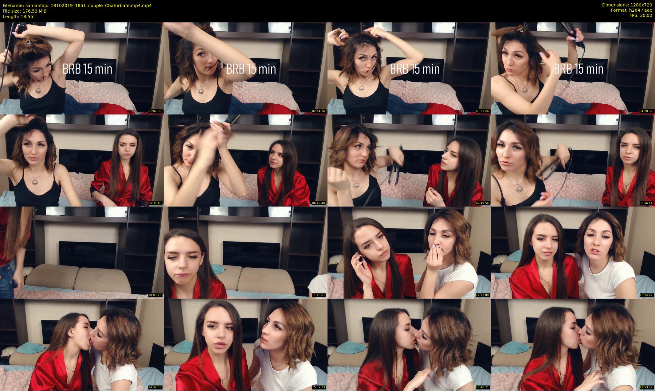 samantajo — 19 minute Chaturbate female cam show recording, 720p, Oct 18, 2019