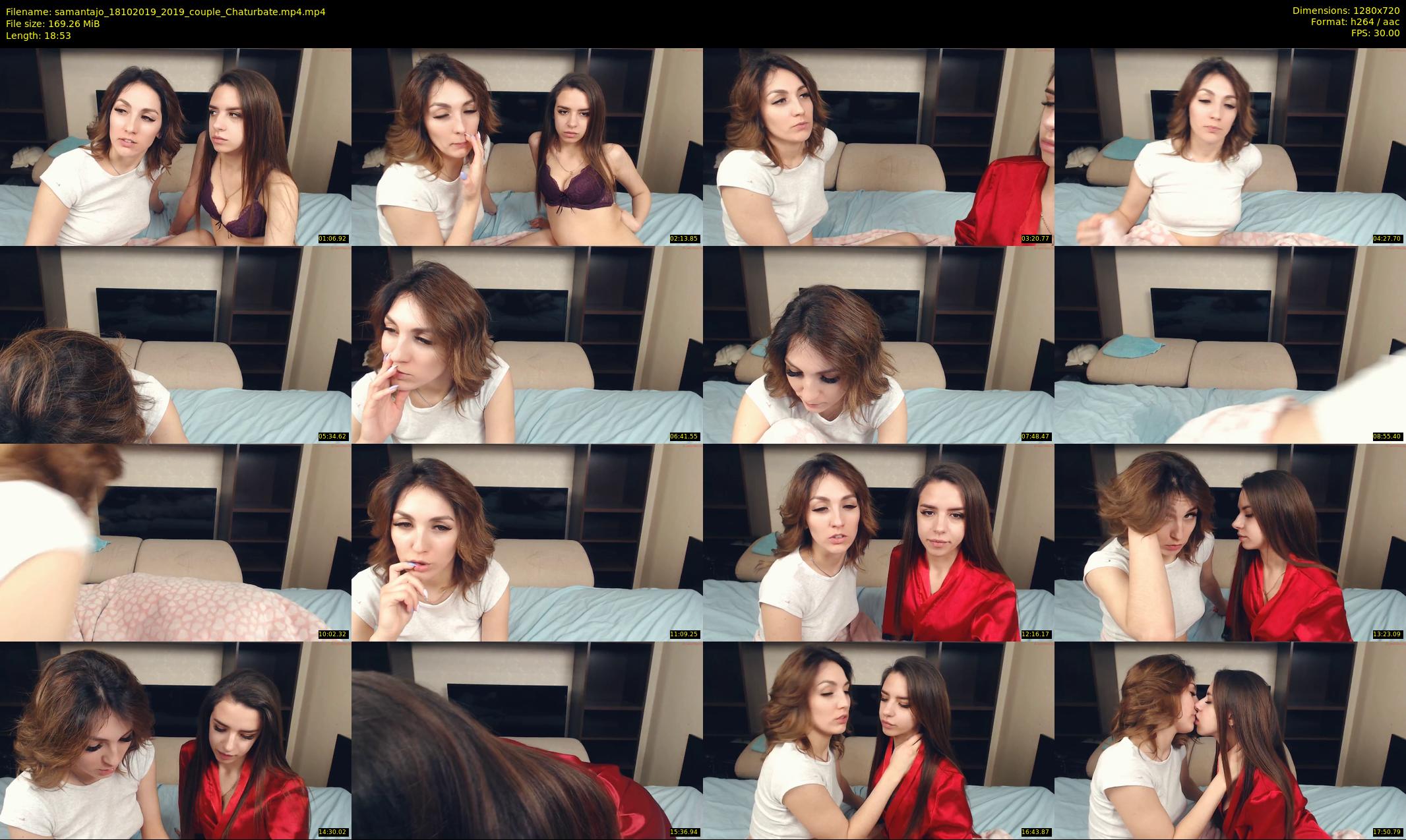 samantajo — 19 minute Chaturbate female cam show recording, 720p, Oct 18, 2019