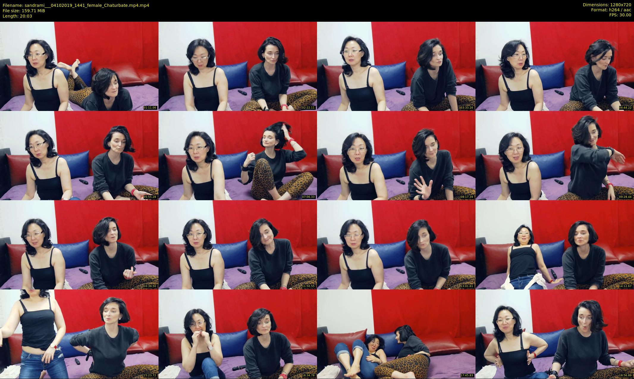 sandrami__ — 21 minute Chaturbate female cam show recording, 720p, Oct 4, 2019