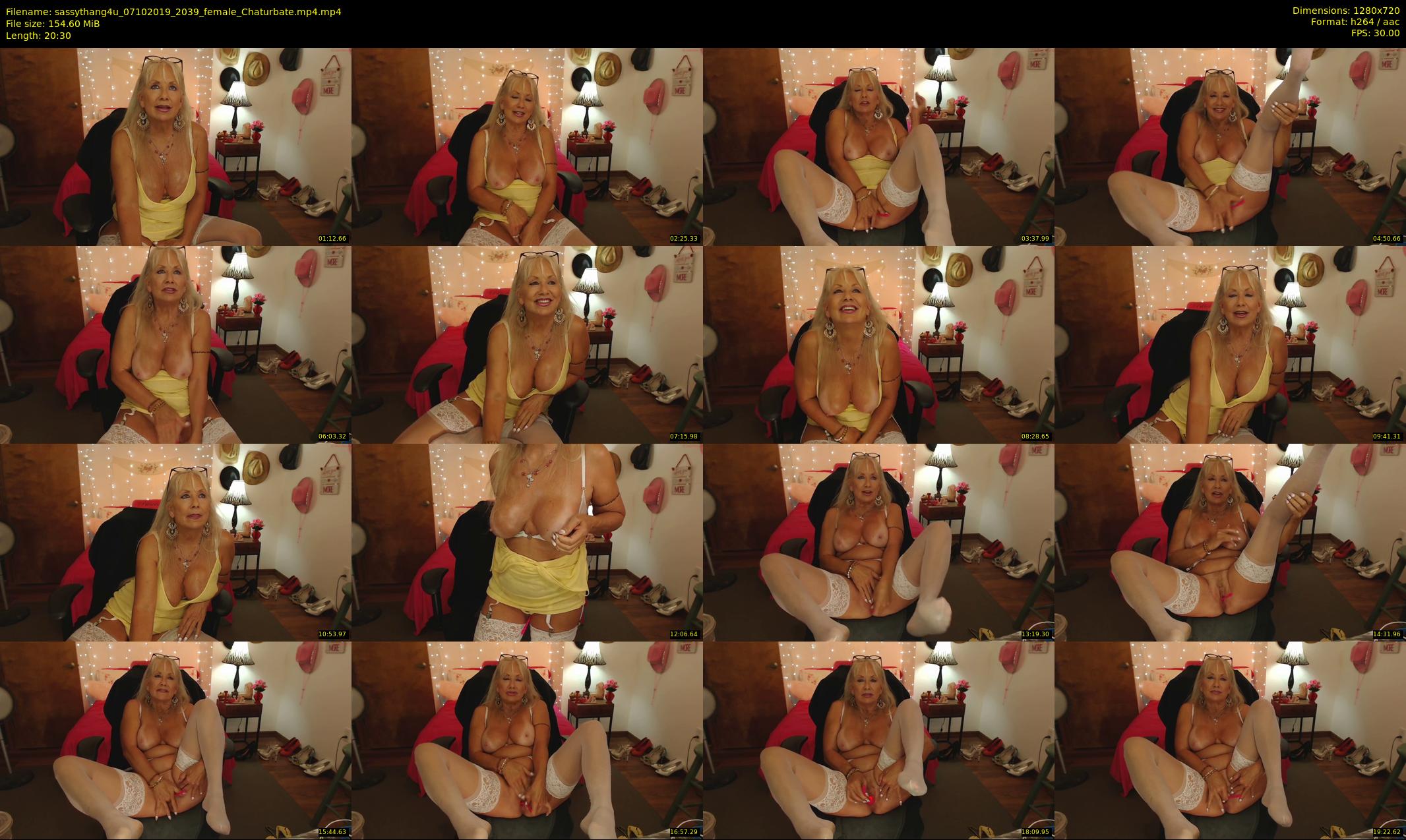 sassythang4u — 21 minute Chaturbate female cam show recording, 720p, Oct 7, 2019