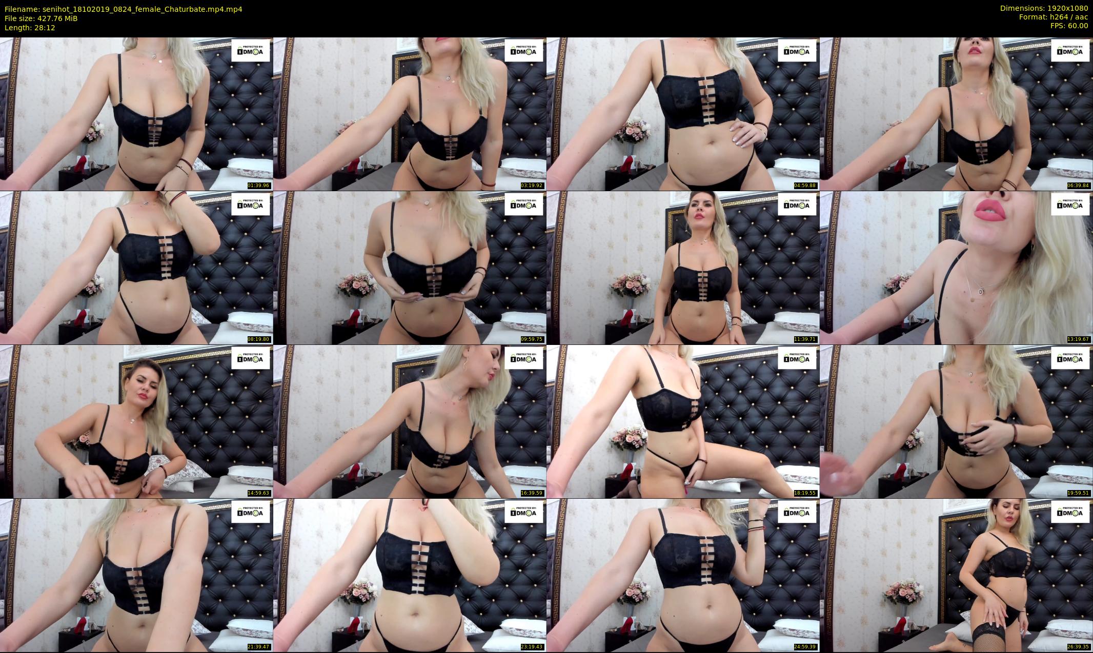 senihot — 29 minute Chaturbate female cam show recording, 1080p, Oct 18, 2019