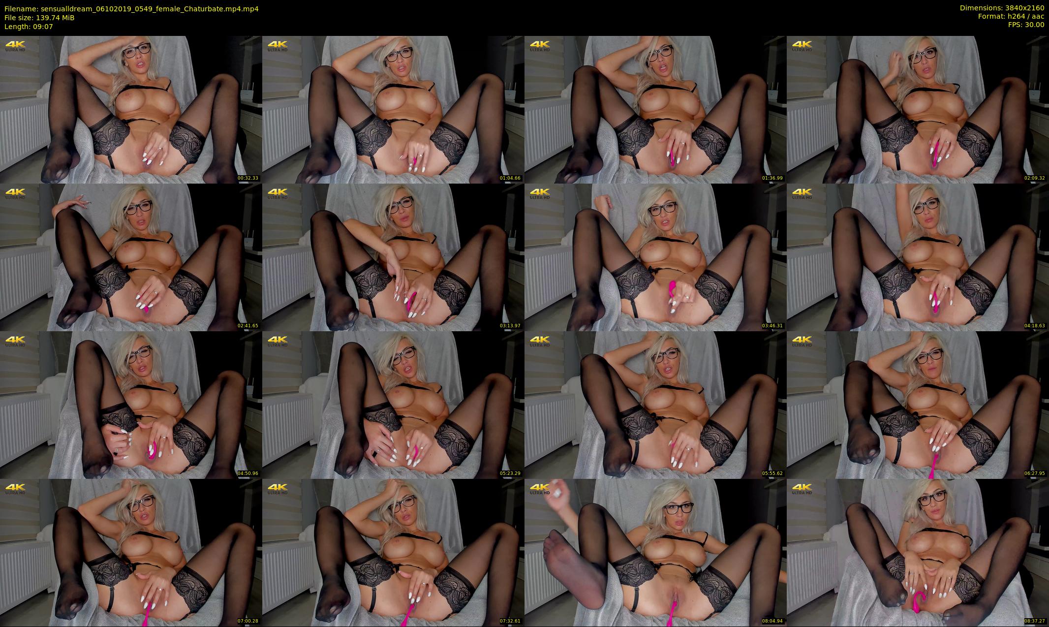 sensualldream — 10 minute Chaturbate female cam show recording, 4K, Oct 6, 2019
