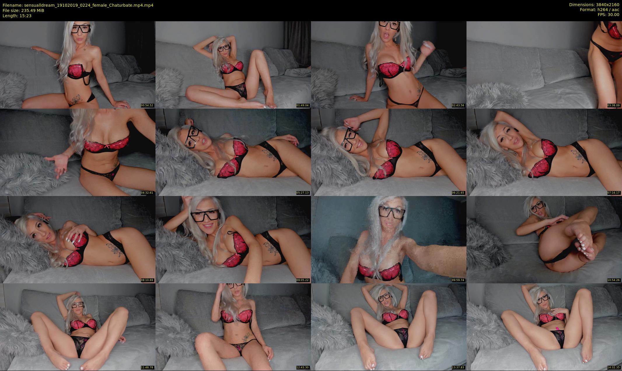 sensualldream — 16 minute Chaturbate female cam show recording, 4K, Oct 19, 2019