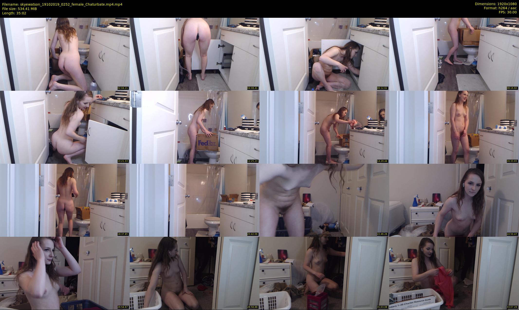 skyewatson — 36 minute Chaturbate female cam show recording, 1080p, Oct 19, 2019