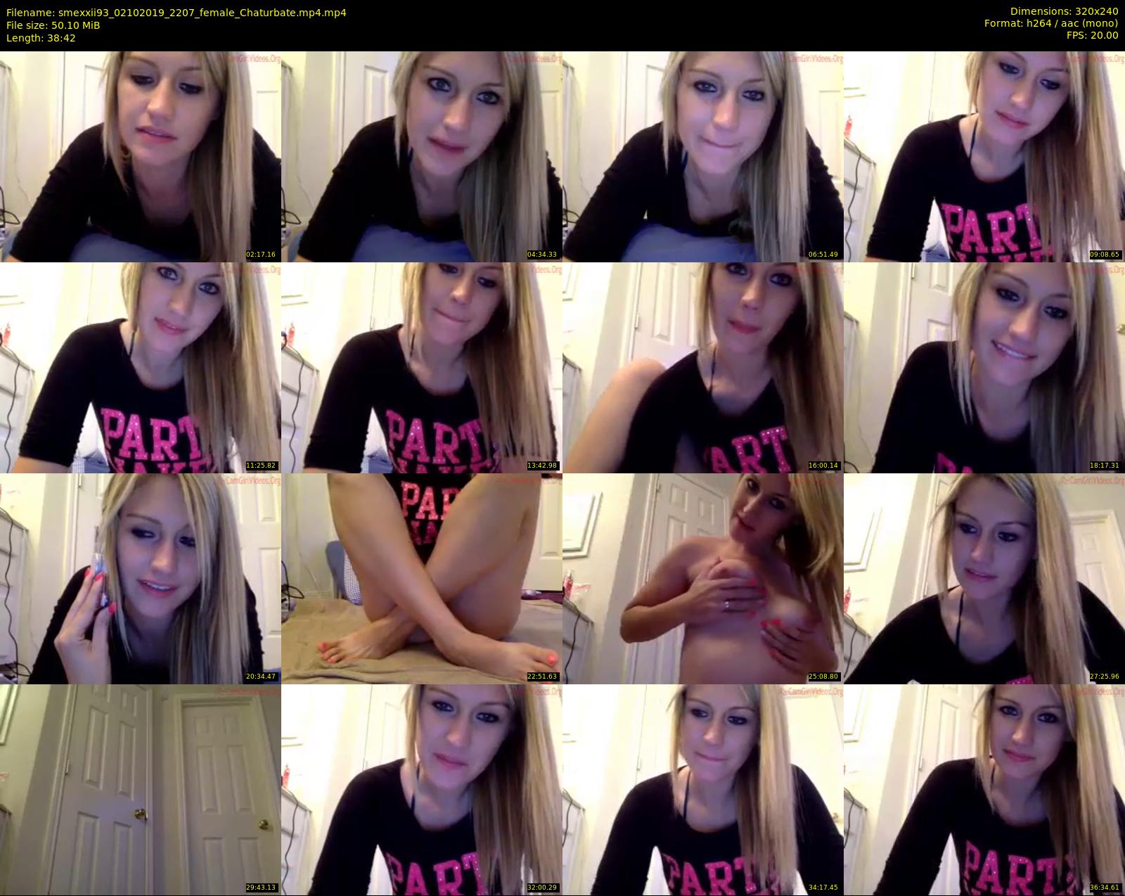 smexxii93 — 39 minute Chaturbate female cam show recording, SD, Oct 2, 2019