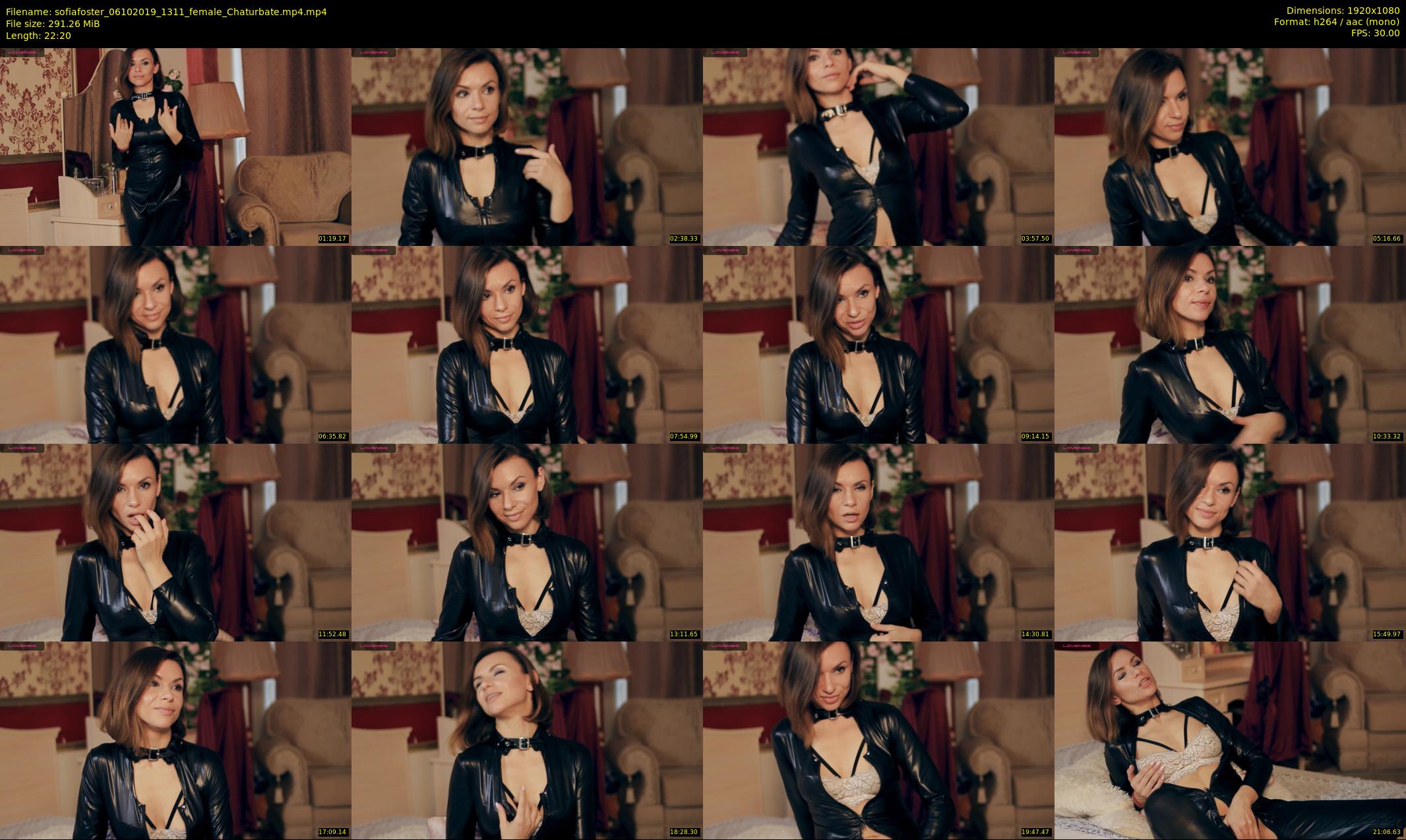 sofiafoster — 23 minute Chaturbate female cam show recording, 1080p, Oct 6, 2019