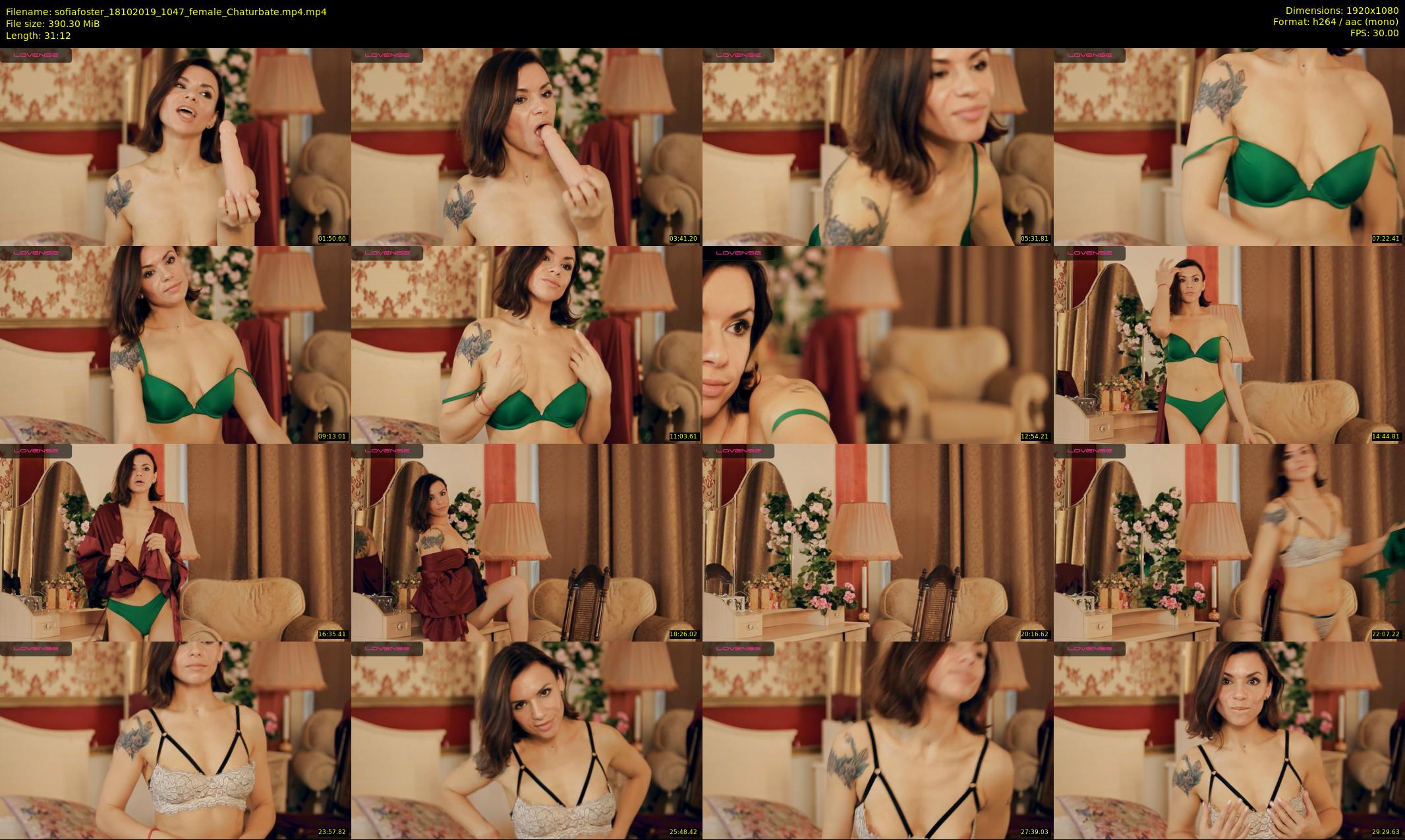 sofiafoster — 32 minute Chaturbate female cam show recording, 1080p, Oct 18, 2019