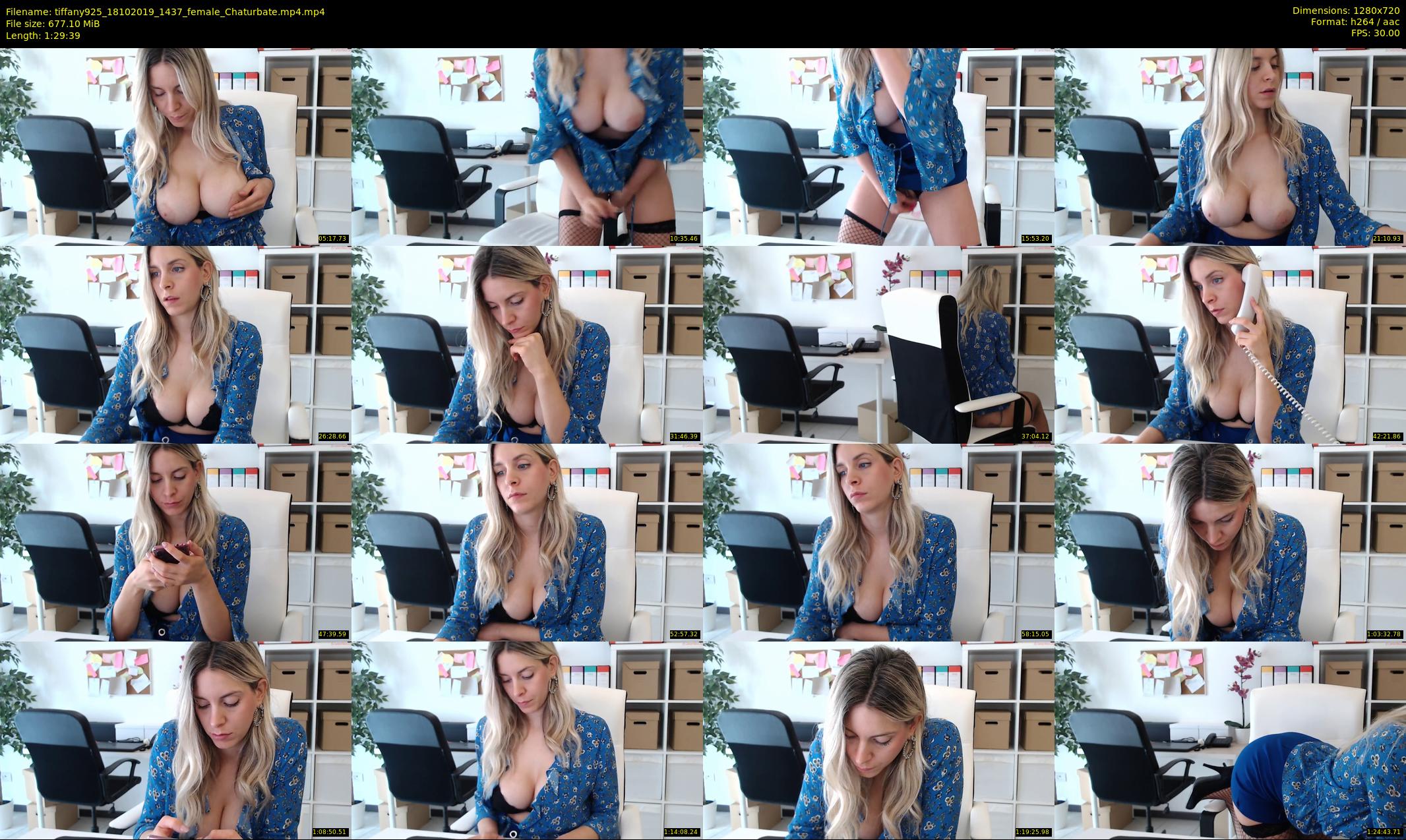 tiffany925 — 90 minute Chaturbate female cam show recording, 720p, Oct 18, 2019